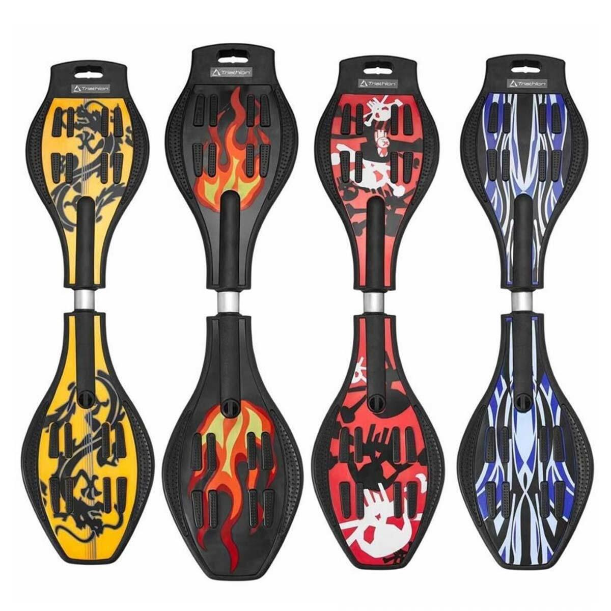 Triathlon T154 2 Tekerlekli Şeytan Kaykay | LED Işıklı Waveboard Serisi