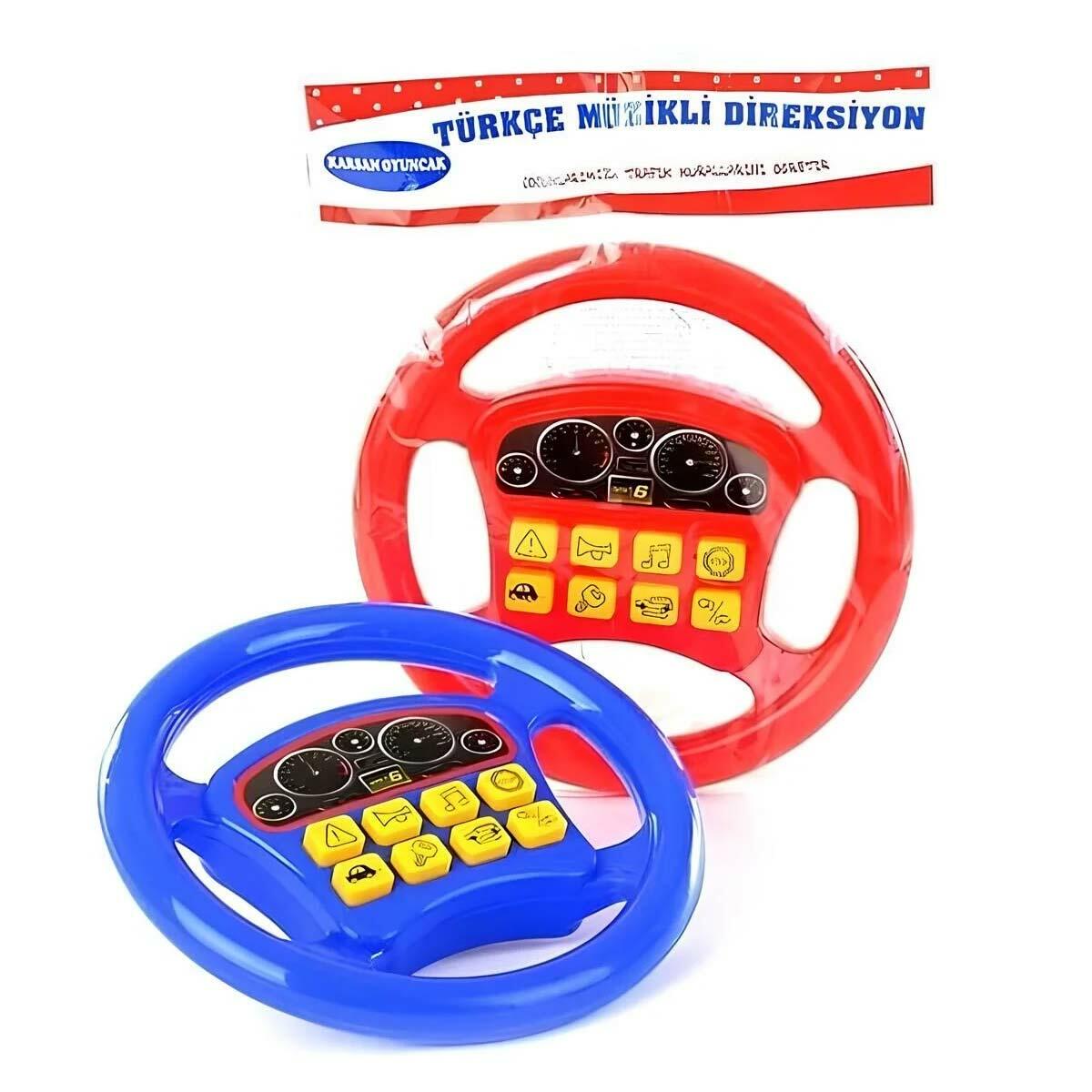 Karsan Oyuncak Türkçe Sesli Ve Pilli Direksiyon | Eğitici Oyuncak Direksiyon 526 | Işıklı Ve Sesli Sürüş Deneyimi