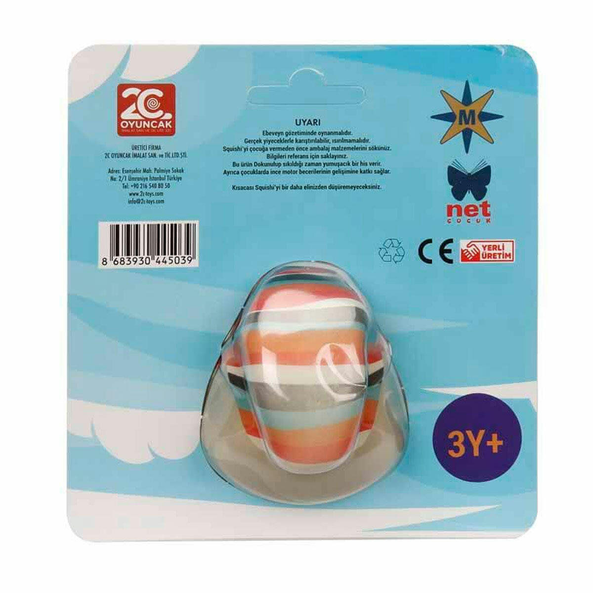 Tusi Squishy Adalım Martı Köpük Oyuncak | 2C Oyuncak Yerli Üretim | Esnek ve Hamurumsu Yapılı El Kası Geliştirici Stres Oyuncağı