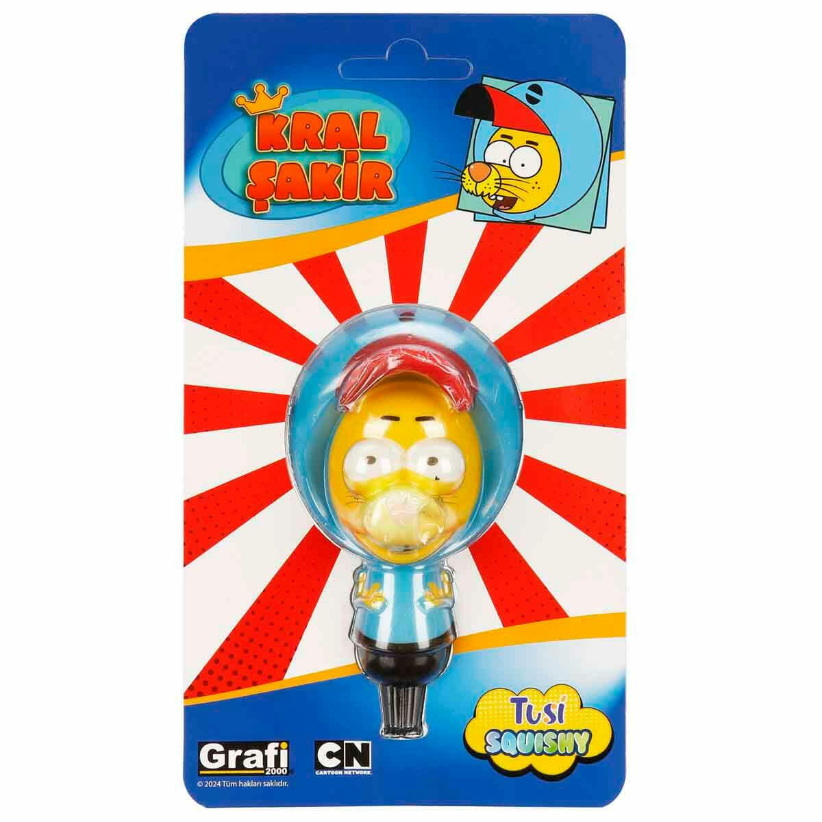 Tusi Squishy Köpük Kral Şakir Figürü | 13 cm Lisanslı Yumuşak Stres Oyuncağı | Yavaş Yükselen Köpük Koleksiyon Figürü