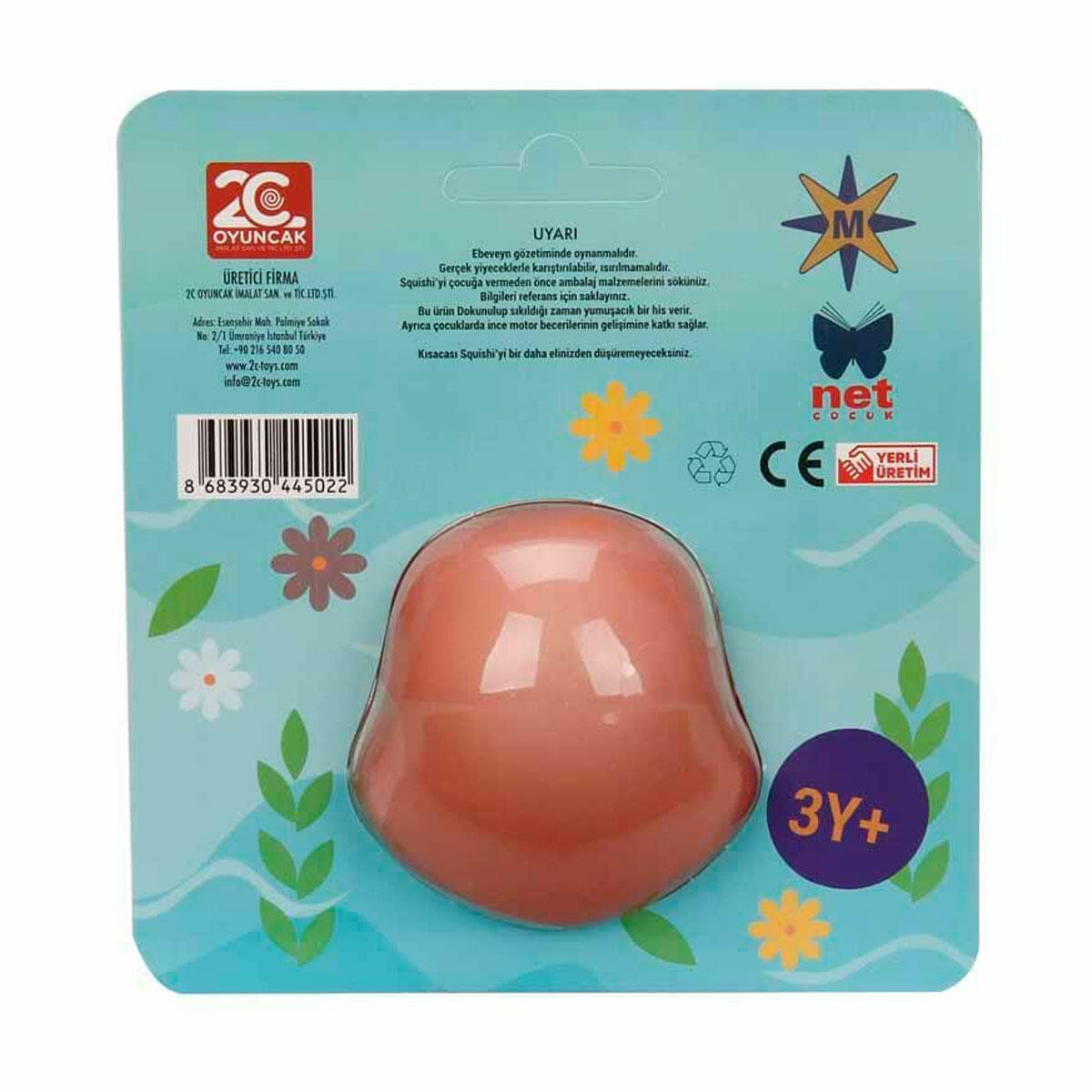 Tusi Squishy Potin Köpük Oyuncak | Sevimli Fok Figürü Stres Oyuncağı | Yerli Üretim Yumuşak ve Esnek El Egzersiz Figürü