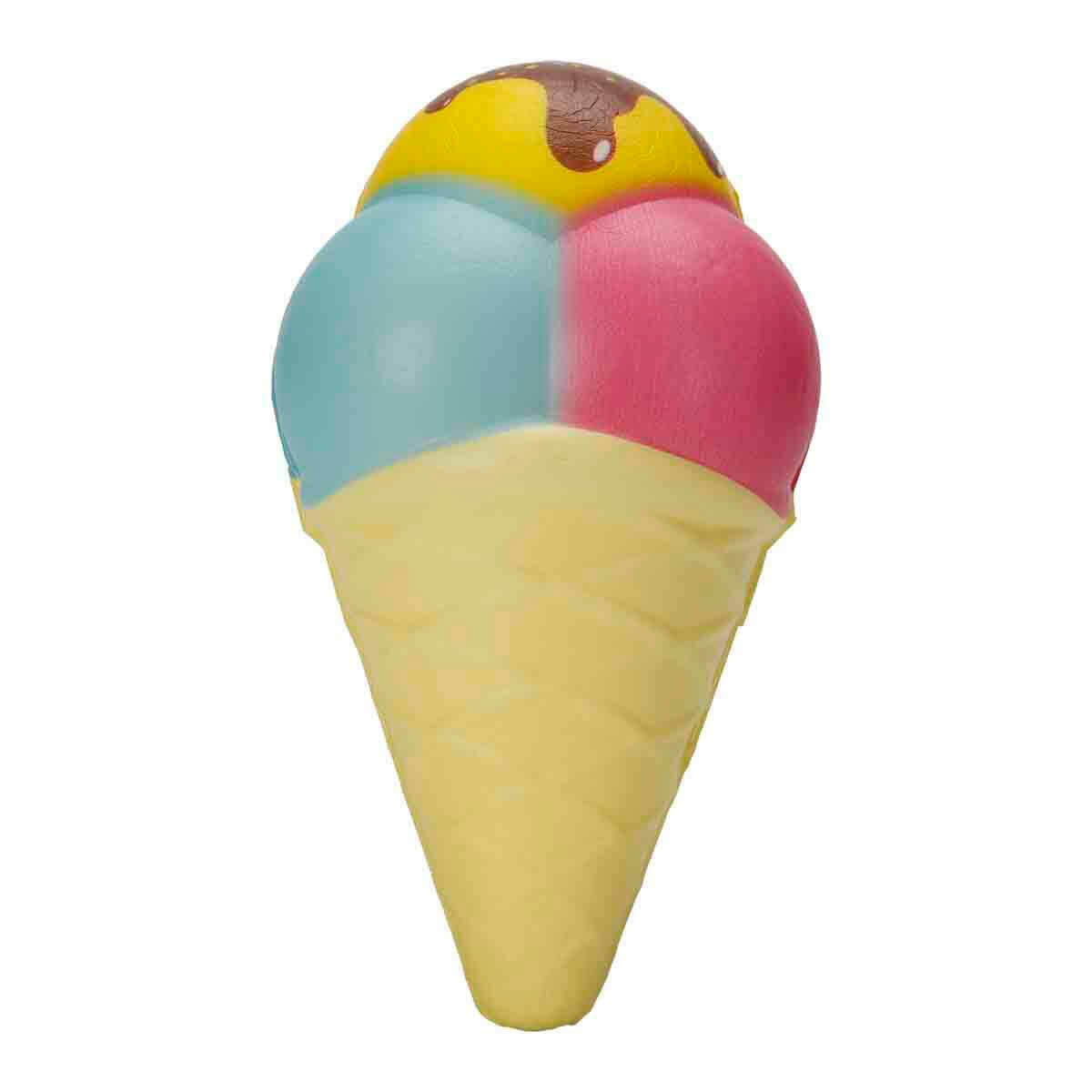 Tusi Squishy Top Dondurma Köpük Oyuncak | 16 cm Stres Giderici Yumuşak Figür | Çocuklar İçin Esnek ve Yavaş Şişen Duyusal Oyun Arkadaşı