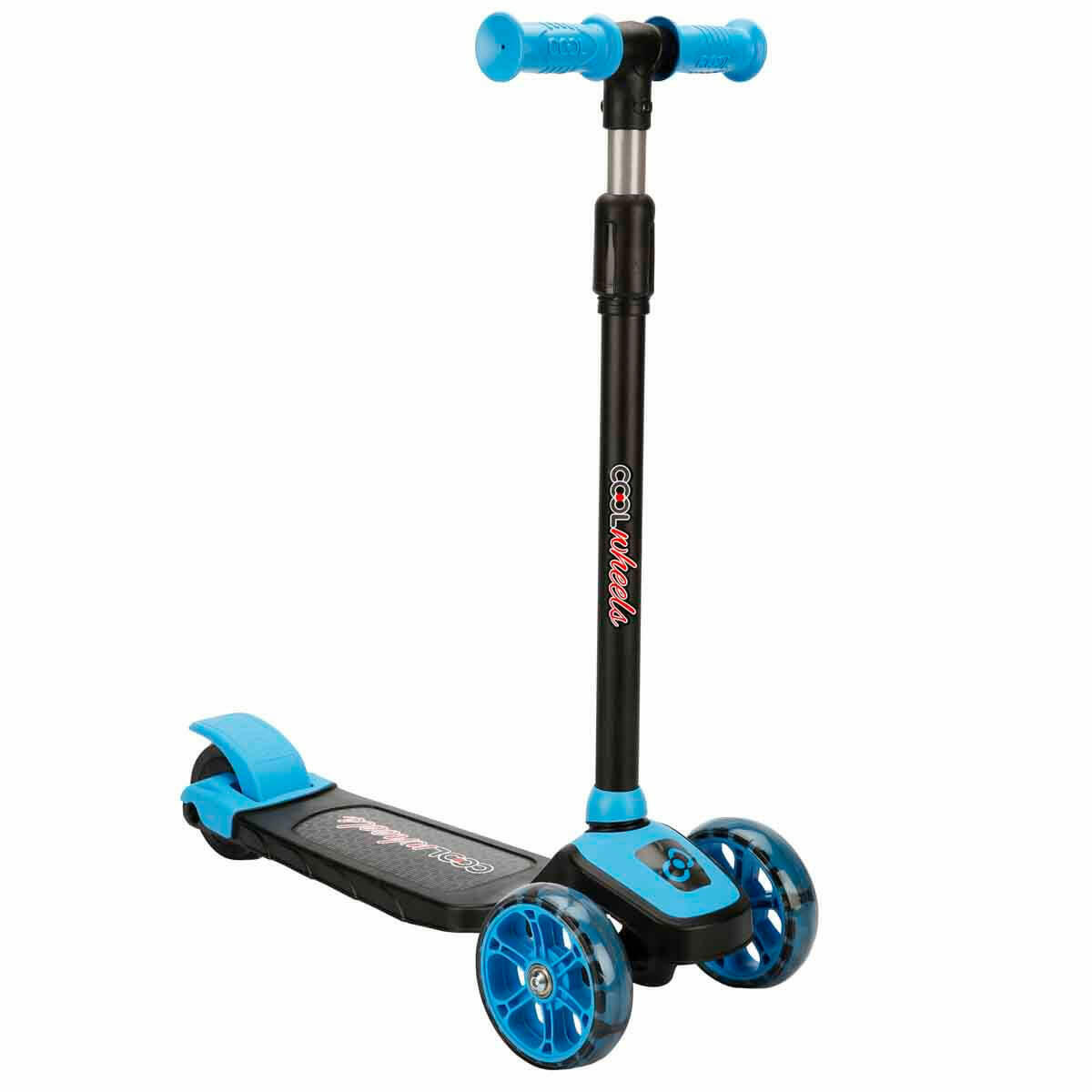 Cool Wheels Twist LED Işıklı 3 Tekerlekli Scooter Mavi | Katlanabilir ve Yükseklik Ayarlı Çocuk Scooterı | Feyza Oyuncak