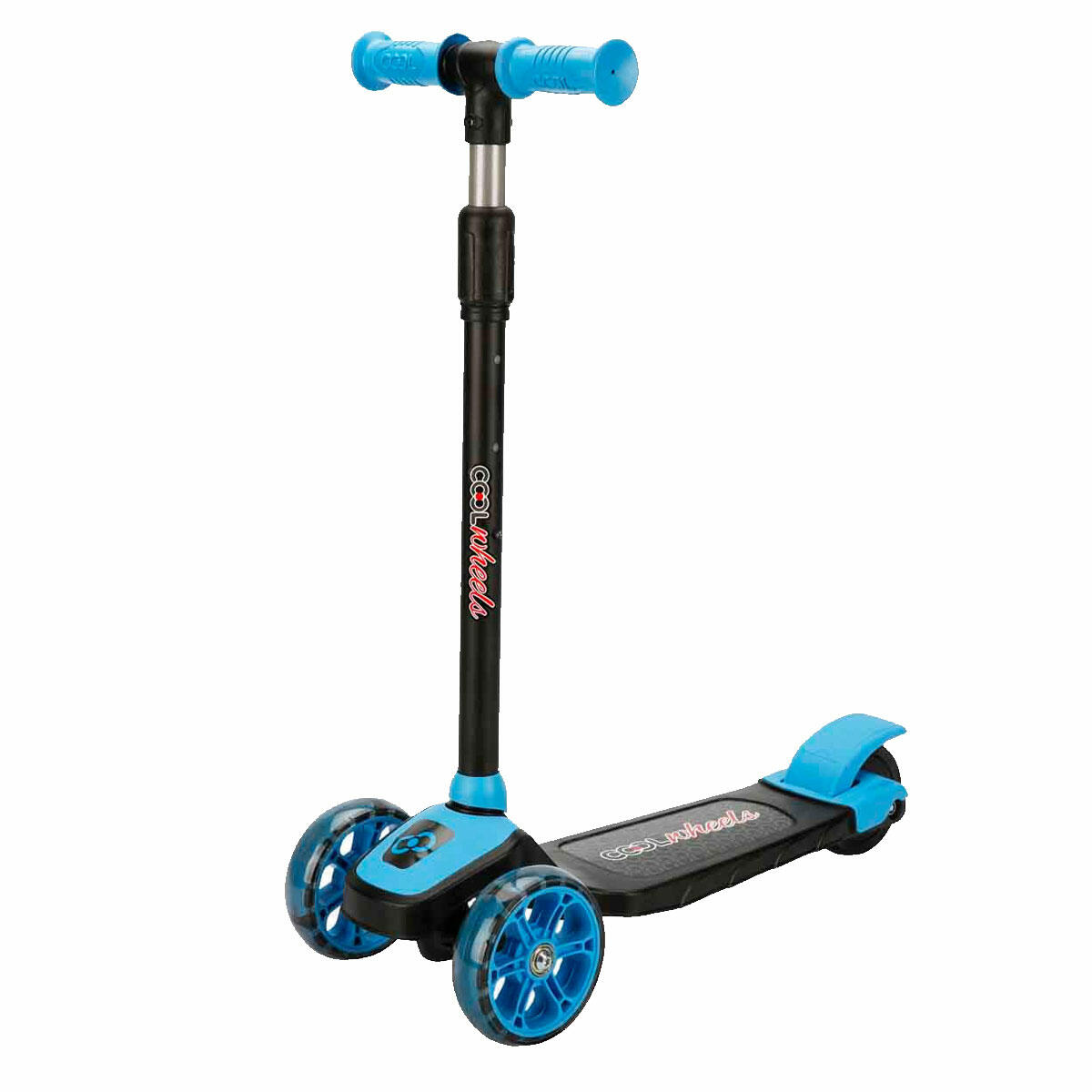 Cool Wheels Twist LED Işıklı 3 Tekerlekli Scooter Mavi | Katlanabilir ve Yükseklik Ayarlı Çocuk Scooterı | Feyza Oyuncak