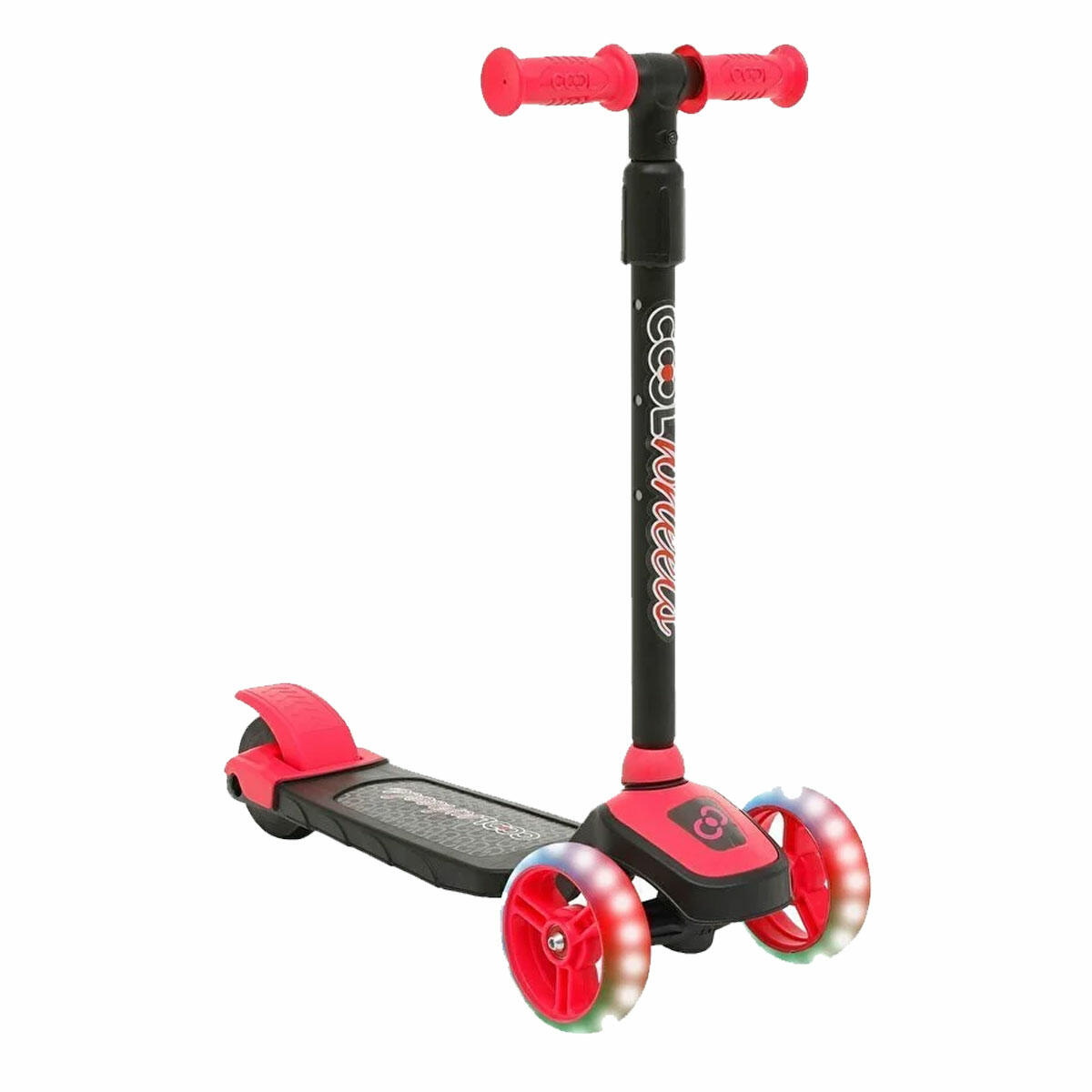 Cool Wheels Twist LED Işıklı 3 Tekerlekli Scooter Pembe | Katlanabilir ve Yükseklik Ayarlı Çocuk Scooterı | Feyza Oyuncak