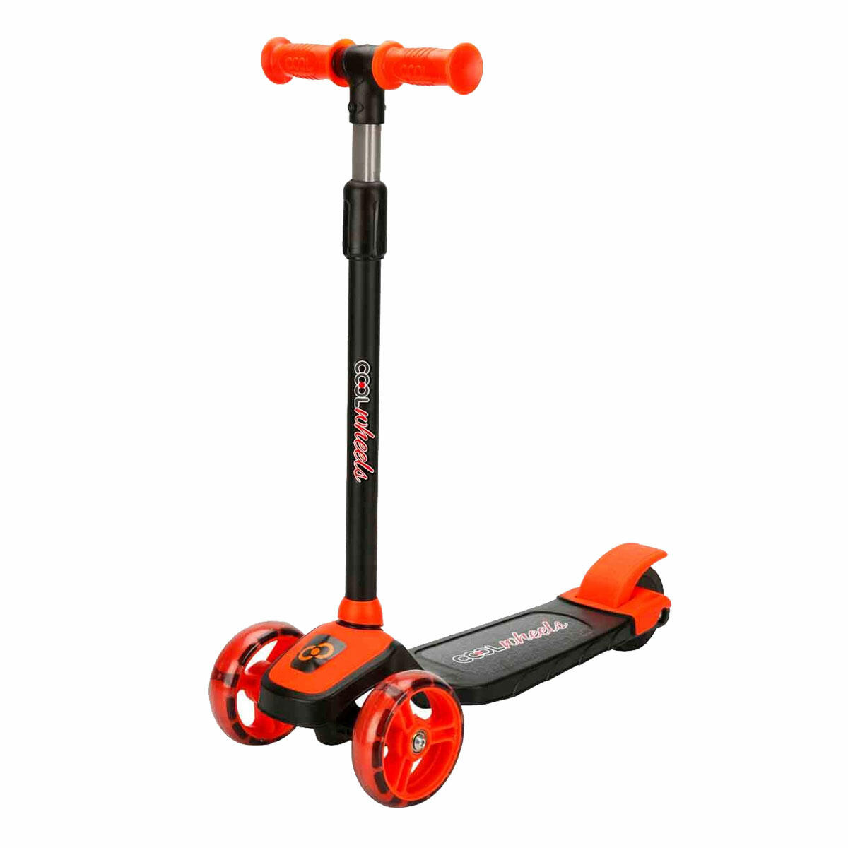 Twist 3 Tekerlekli Işıklı Scooter Turuncu | 50 kg Taşıma Kapasiteli Ayarlanabilir Çocuk Scooterı | Feyza Oyuncak