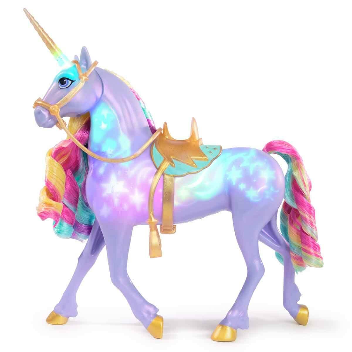 Sesli ve Işıklı Unicorn Academy Wildstar Figürü | 28 CM | Dokunuş Duyarlı İnteraktif Unicorn