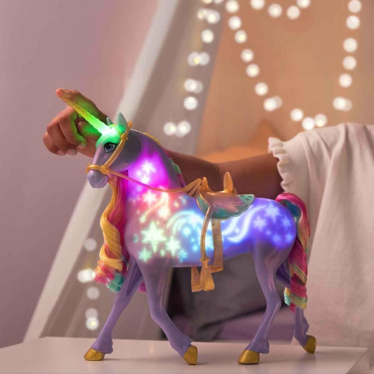 Sesli ve Işıklı Unicorn Academy Wildstar Figürü | 28 CM | Dokunuş Duyarlı İnteraktif Unicorn