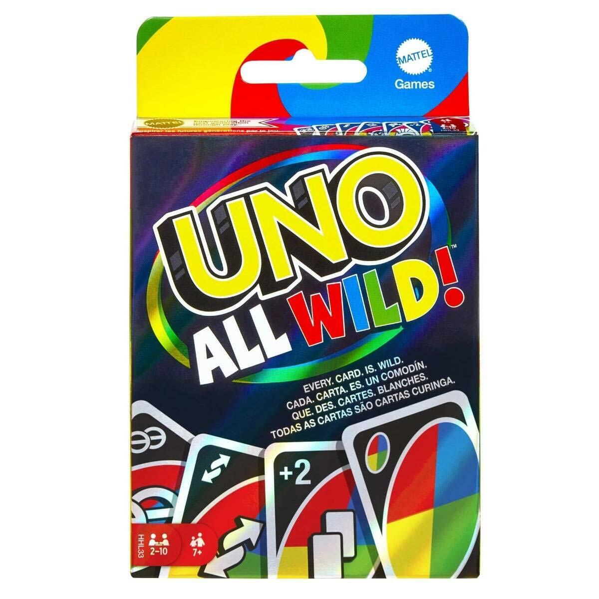 UNO All Wild™ Kart Oyunu | Tamamı Joker Kartlı Eğlenceli Aile Oyunu | Mattel Özel Seri Joker UNO