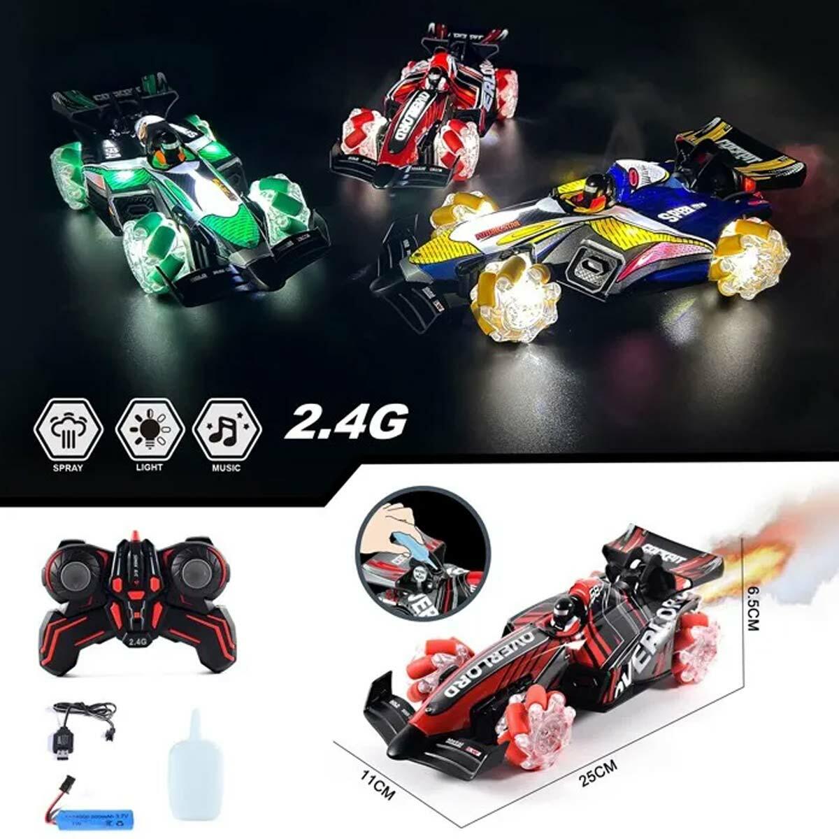 Uzaktan Kumandalı Dumanlı Şarjlı Formula Yarış Arabası | 25 CM Drift Aracı | Feyza Oyuncak Hız Serisi