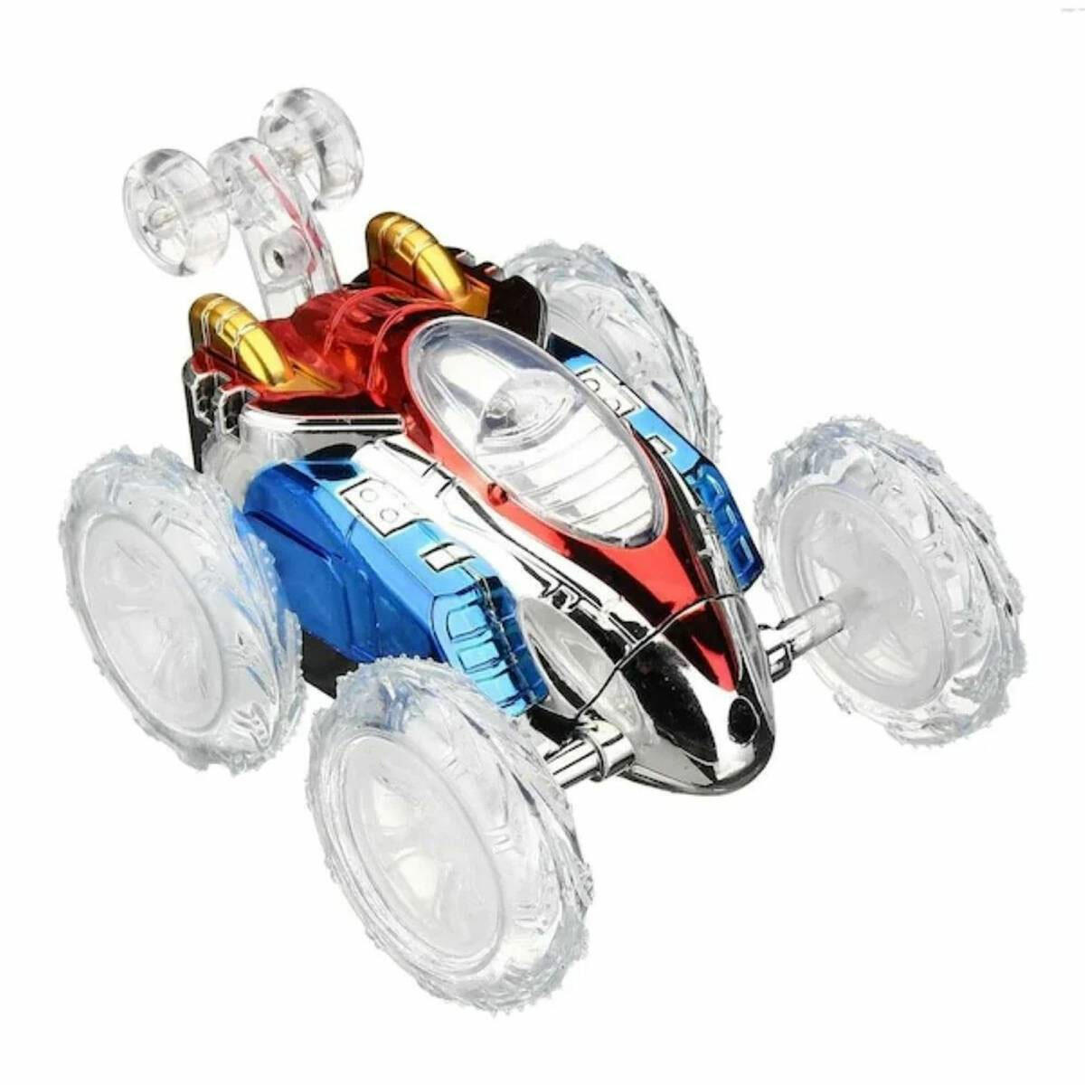 Can Oyuncak Uzaktan Kumandalı Dasher Pilli Akrobat Araba | 360 Derece Dönen Işıklı RC Araç | Takla Atan ve Tekerlek Kaldıran Akrobat Araba