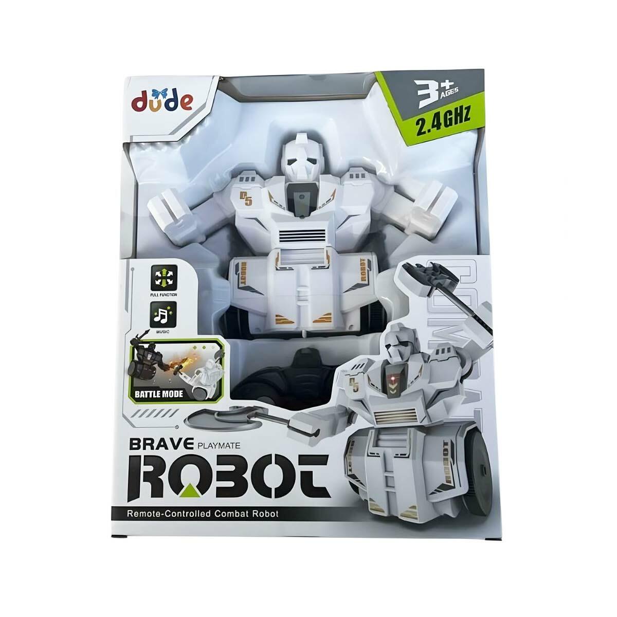 Uzaktan Kumandalı Savaşçı Robot | 360 Derece Dönen Şarjlı Aksiyon Robotu