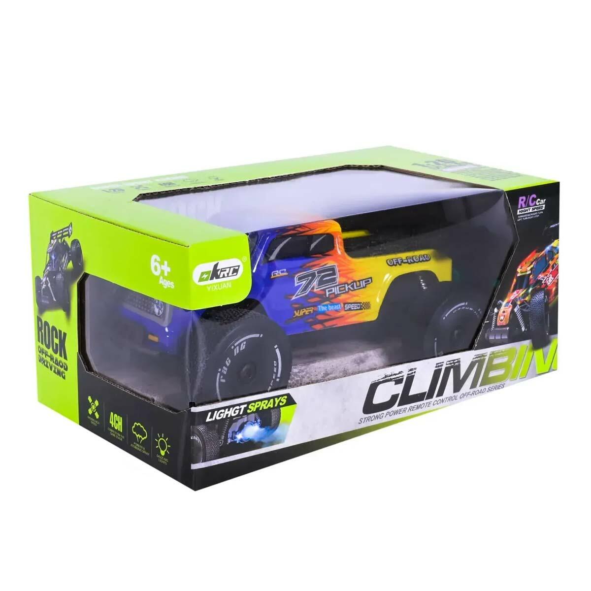 Uzaktan Kumandalı Yüksek Hızlı Kamyonet | Buhar Efektli Ve LED Işıklı | Feyza Oyuncak Yarış Serisi