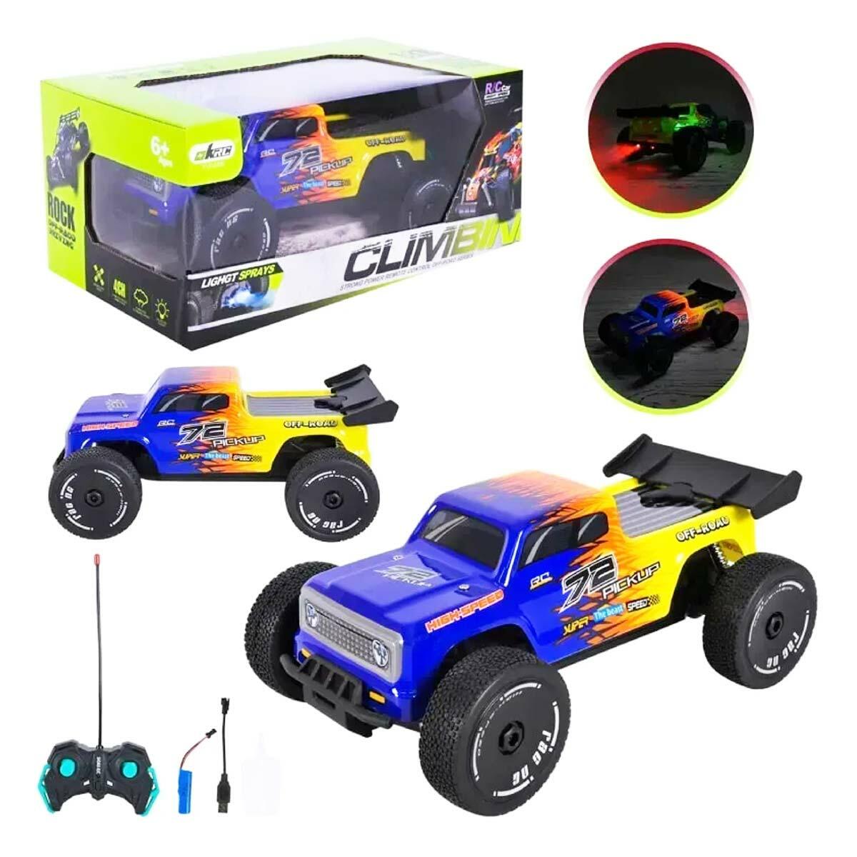 Uzaktan Kumandalı Yüksek Hızlı Kamyonet | Buhar Efektli Ve LED Işıklı | Feyza Oyuncak Yarış Serisi