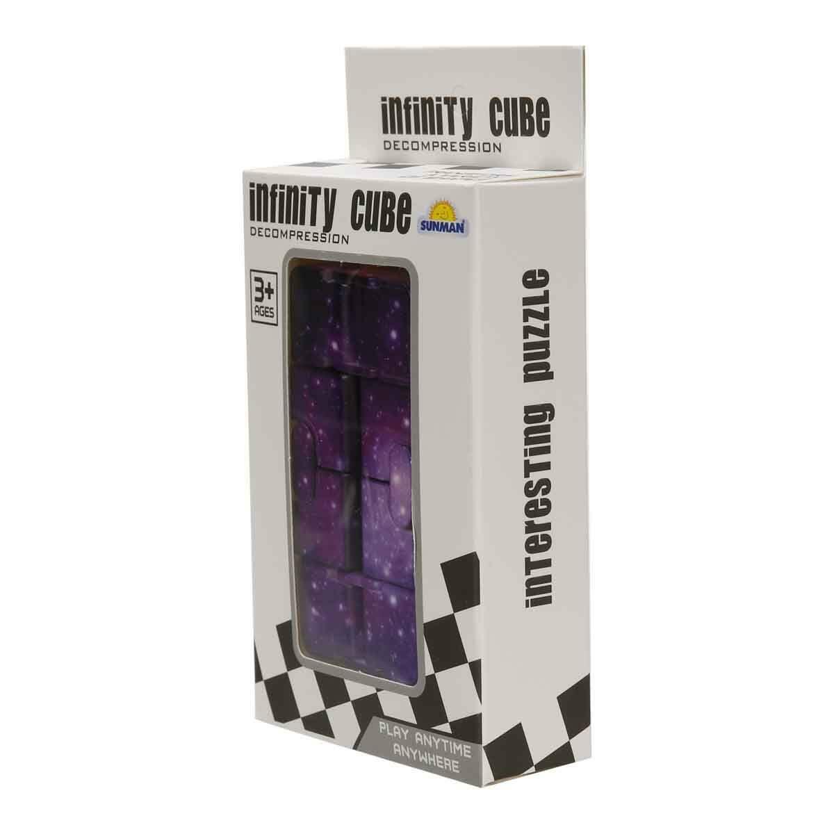 Uzay Temalı Sonsuzluk Küpü | Katlanabilir Zeka Ve Stres Küpü
