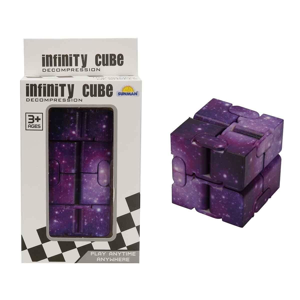 Uzay Temalı Sonsuzluk Küpü | Katlanabilir Zeka Ve Stres Küpü
