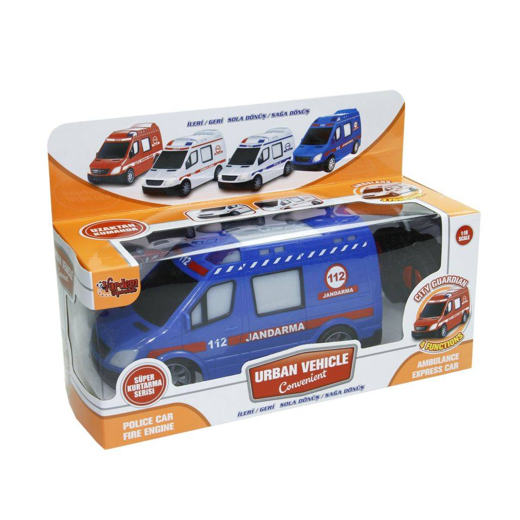 Uzaktan Kumandalı Ambulans Polis İtfaiye ve Jandarma Arabası
