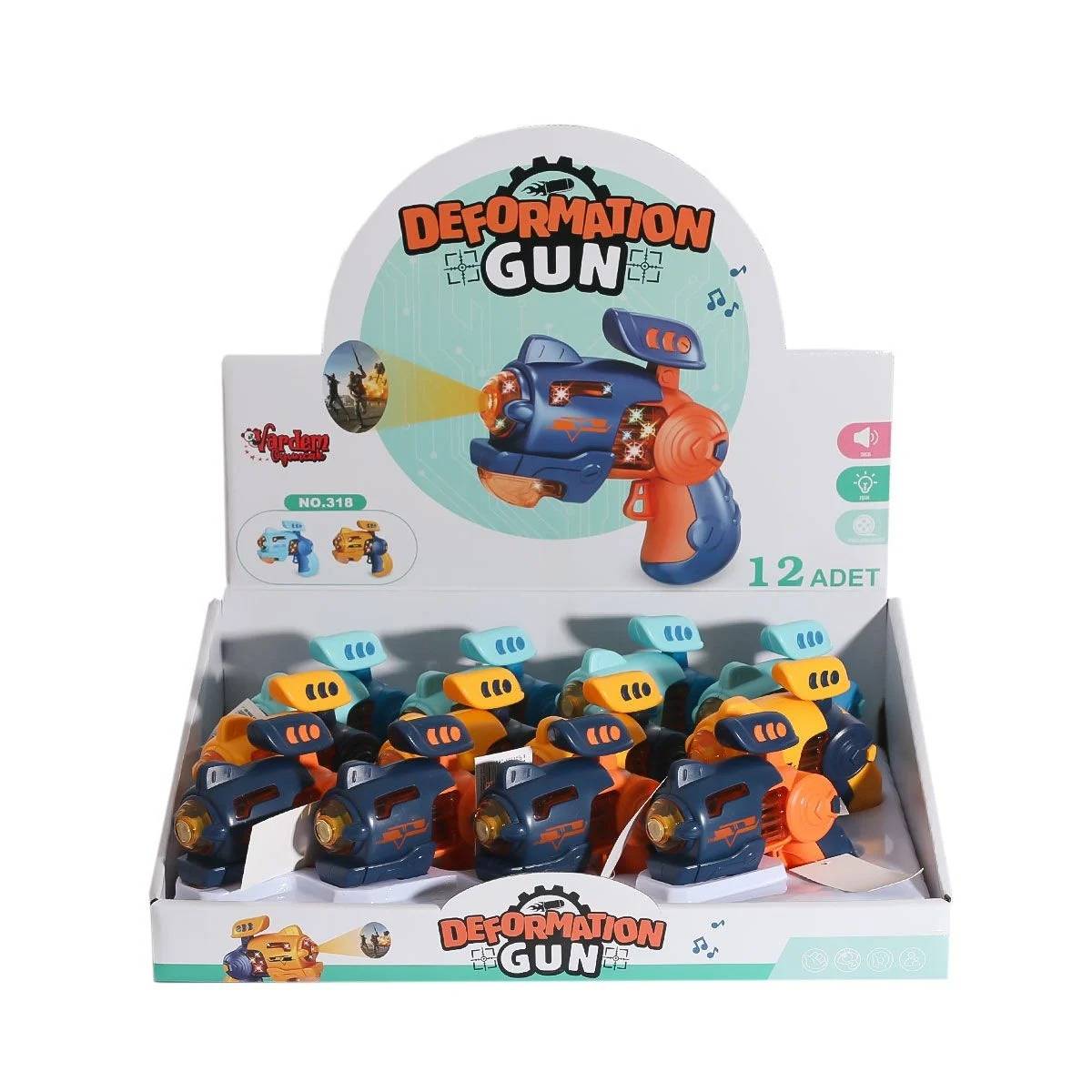 Işıklı ve Sesli Projeksiyonlu Tabanca