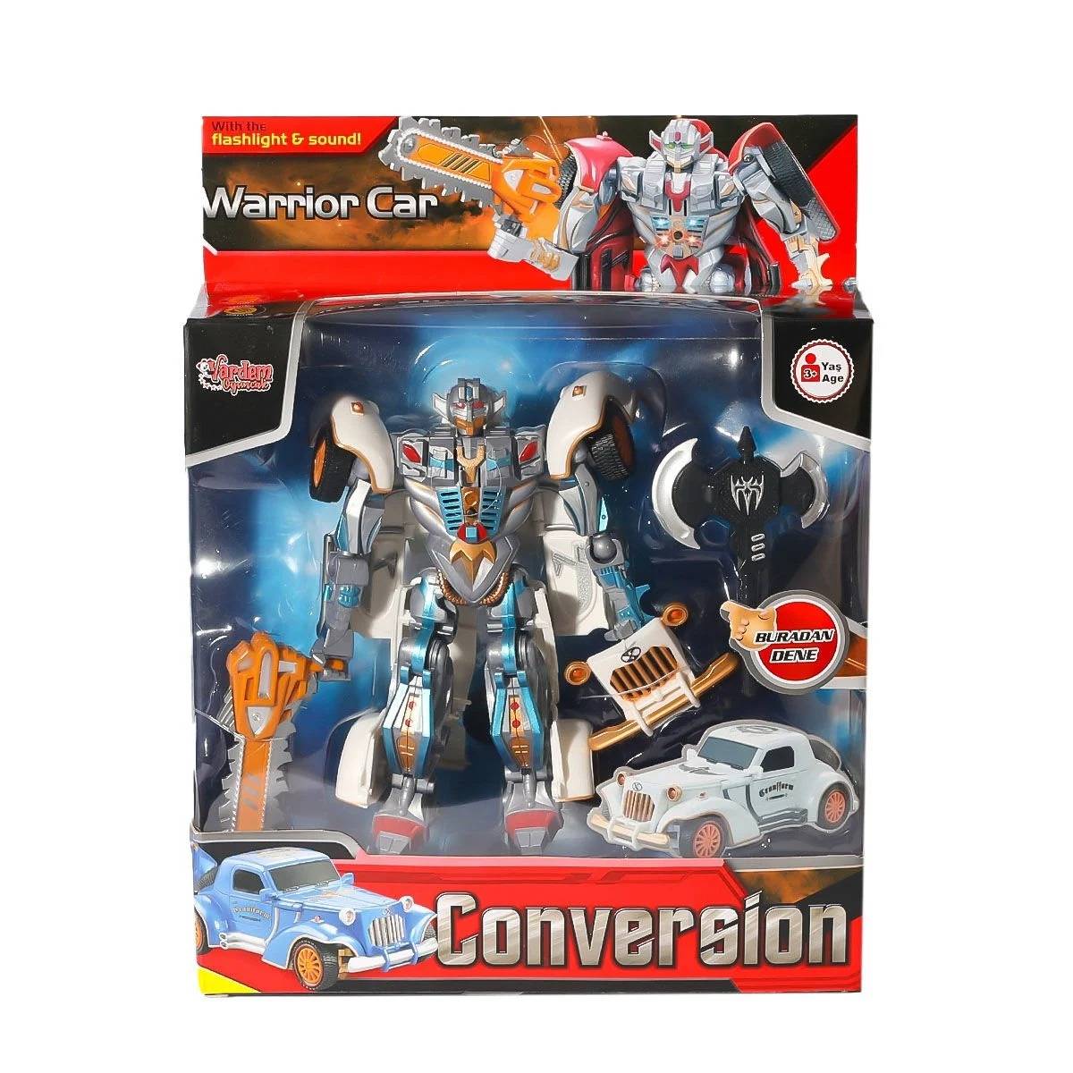 Işıklı ve Sesli Dönüşebilen Robot Araba