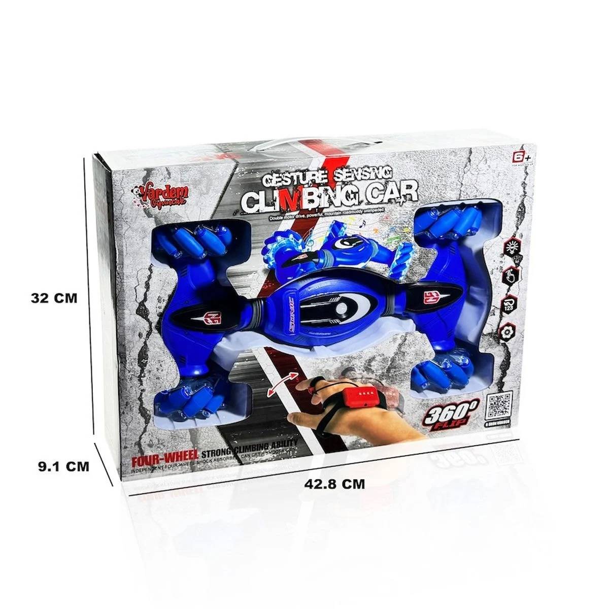 Bilekten Kontrollü Uzaktan Kumandalı Şarjlı, Akrobat Araba