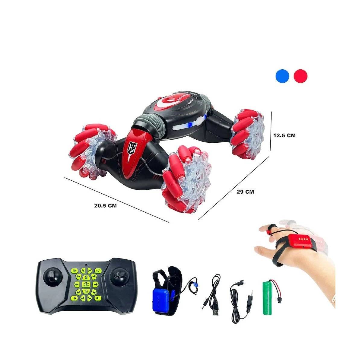 Bilekten Kontrollü Uzaktan Kumandalı Şarjlı, Akrobat Araba