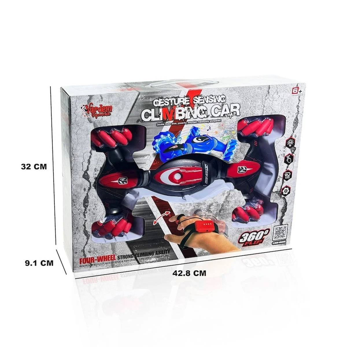 Bilekten Kontrollü Uzaktan Kumandalı Şarjlı, Akrobat Araba