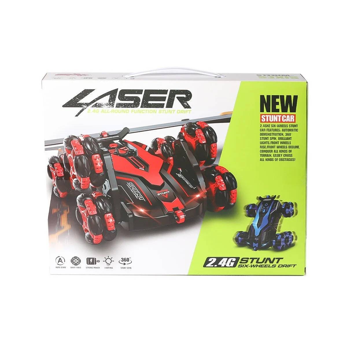 Uzaktan Kumandalı Şarjlı Buharlı 6 Teker Akrobat Araba