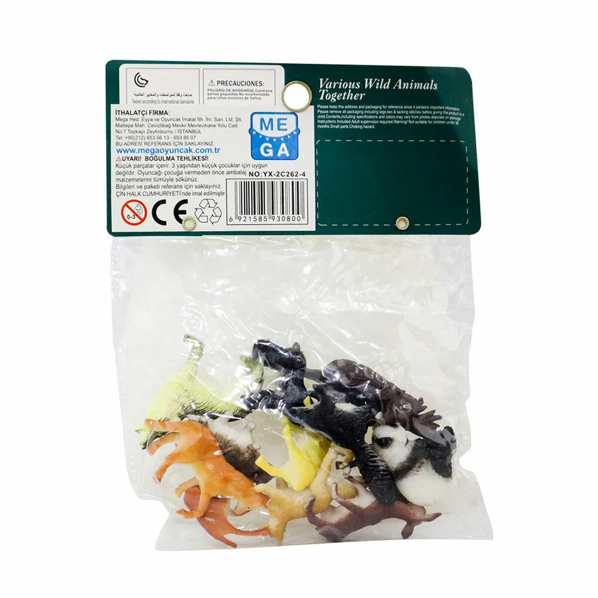 Vahşi Hayvan Setleri 12 Parça | Gerçekçi Görünümlü Figürlerle Eğitici Rol Yapma Oyunu