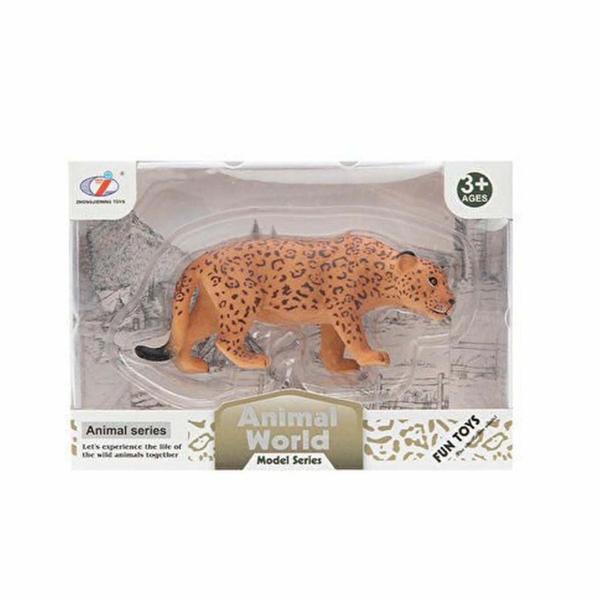 Animal World Vahşi Hayvanlar Figürleri | Goril, Kurt, Leopar, Sırtlan, Vaşak Gerçekçi Modeller