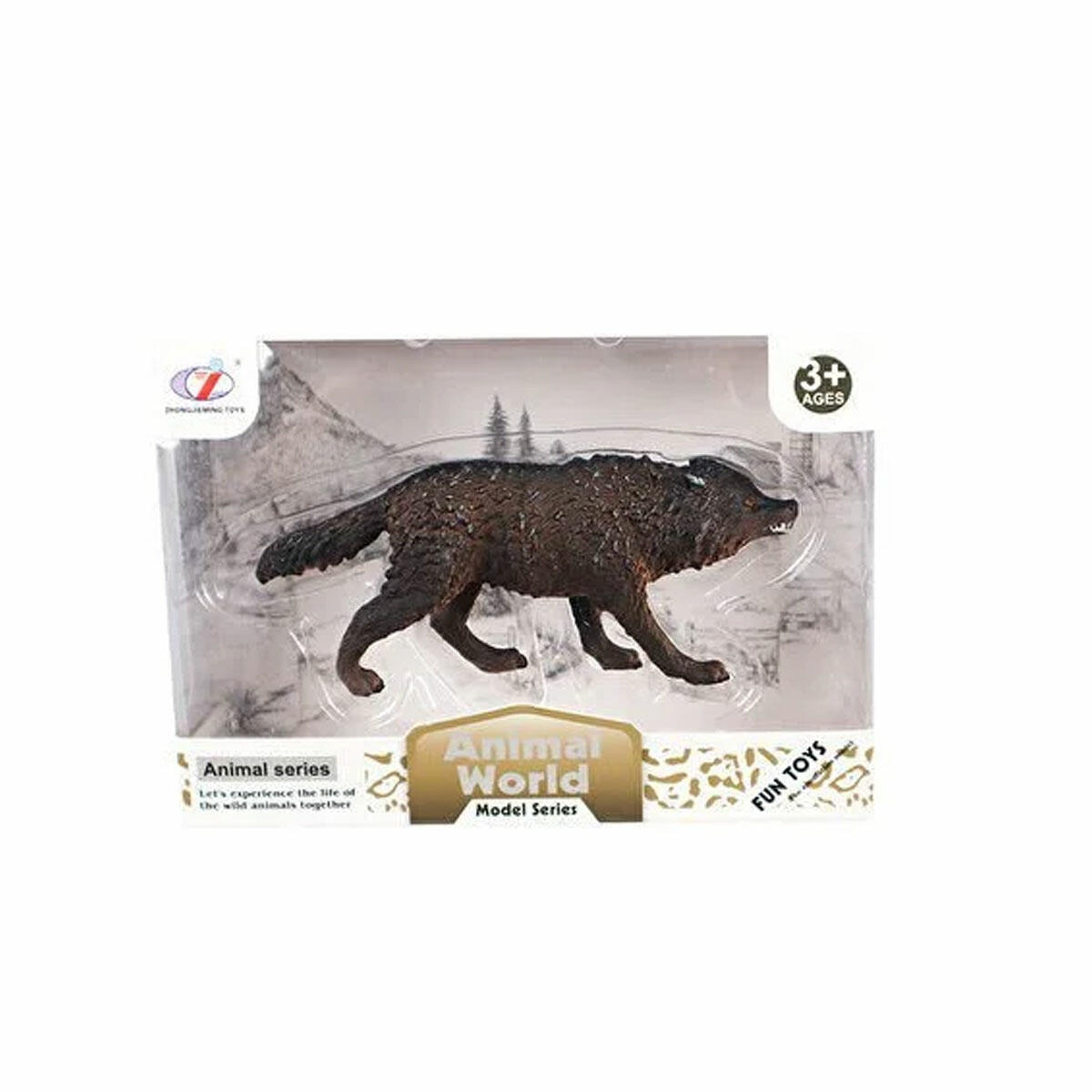 Animal World Vahşi Hayvanlar Figürleri | Goril, Kurt, Leopar, Sırtlan, Vaşak Gerçekçi Modeller