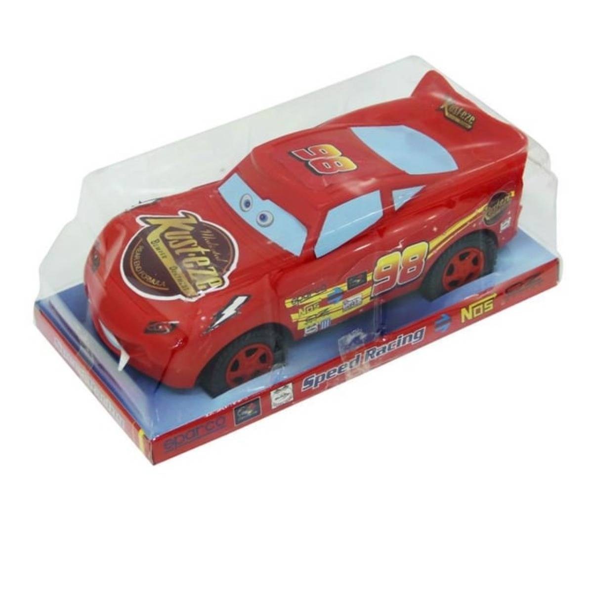 Vakumlu Kutuda Kırmızı Araba Cars