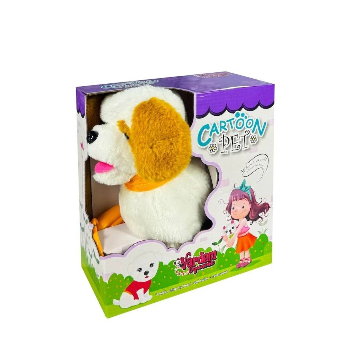 Peluş Tasmali Yürüyen Köpek