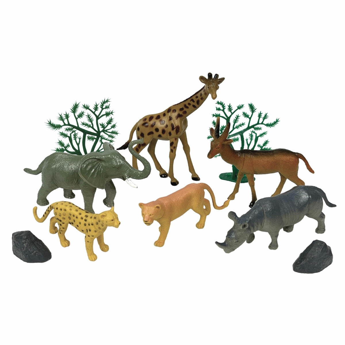 Vardem 9 inç Hayvan Figür Seti | Çiftlik, Vahşi ve Dinozor Modelleri | Eğitici ve Dayanıklı Hayvan Figür Koleksiyonu