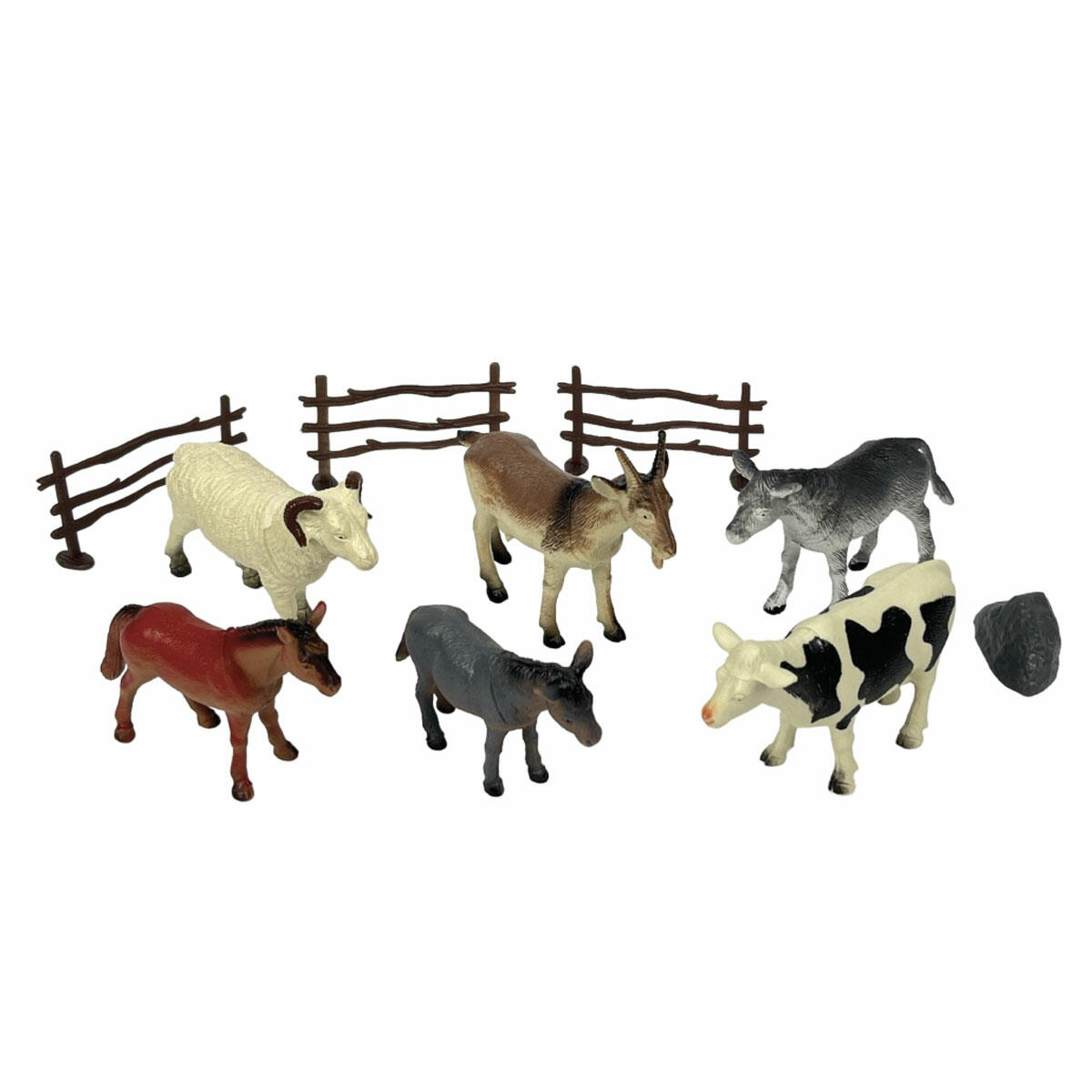 Vardem 9 inç Hayvan Figür Seti | Çiftlik, Vahşi ve Dinozor Modelleri | Eğitici ve Dayanıklı Hayvan Figür Koleksiyonu