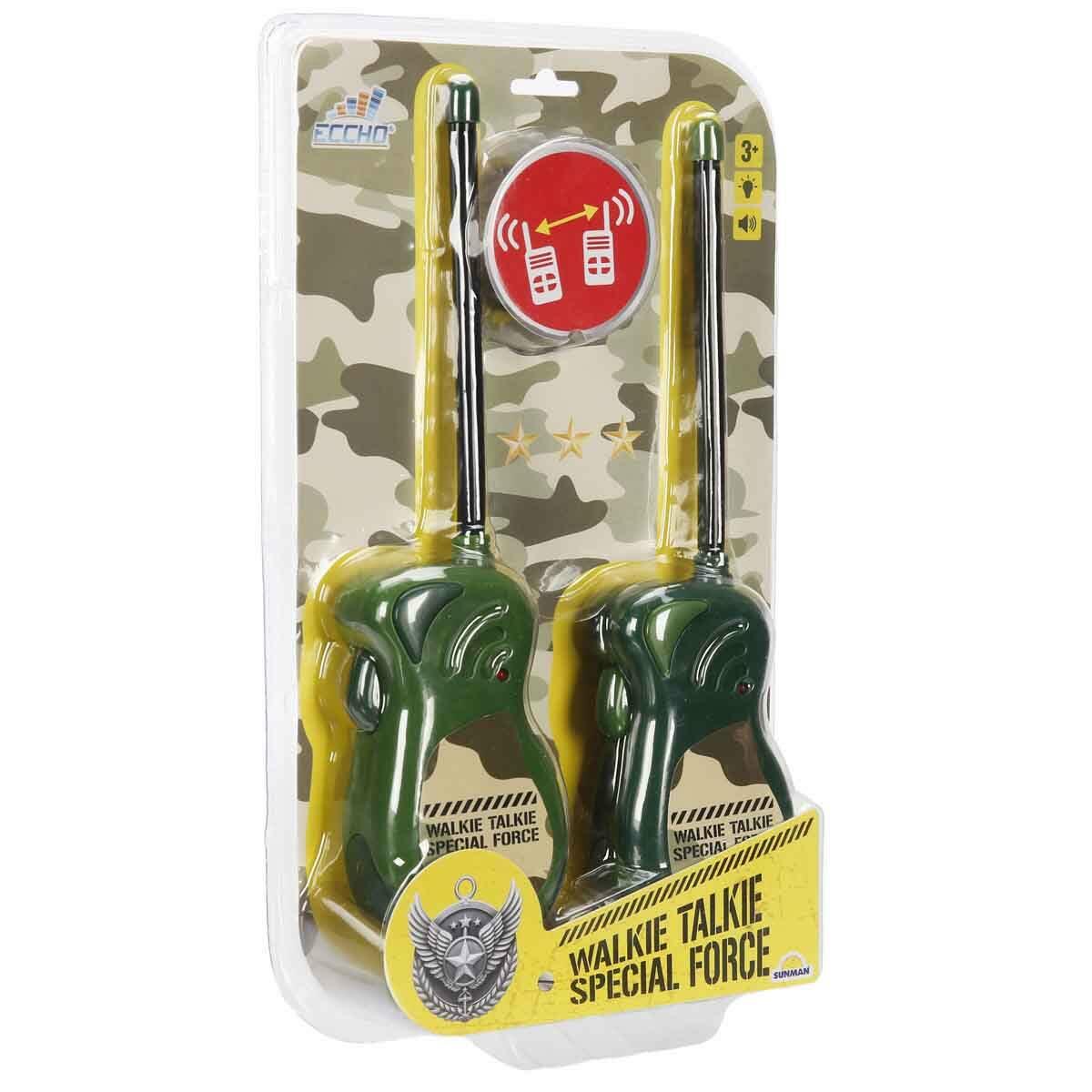 Walkie Talkie Asker Temalı Telsiz Seti | 50 Metre Menzilli 2’li Telsiz | Feyza Oyuncak Casus Ve Haberleşme Serisi