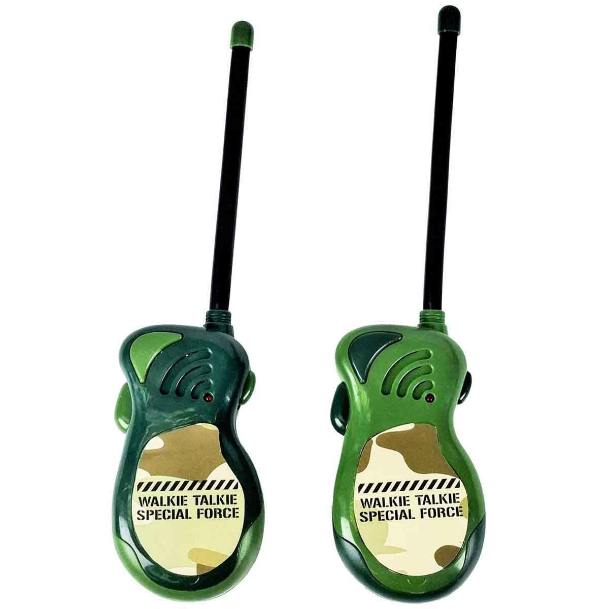 Walkie Talkie Asker Temalı Telsiz Seti | 50 Metre Menzilli 2’li Telsiz | Feyza Oyuncak Casus Ve Haberleşme Serisi