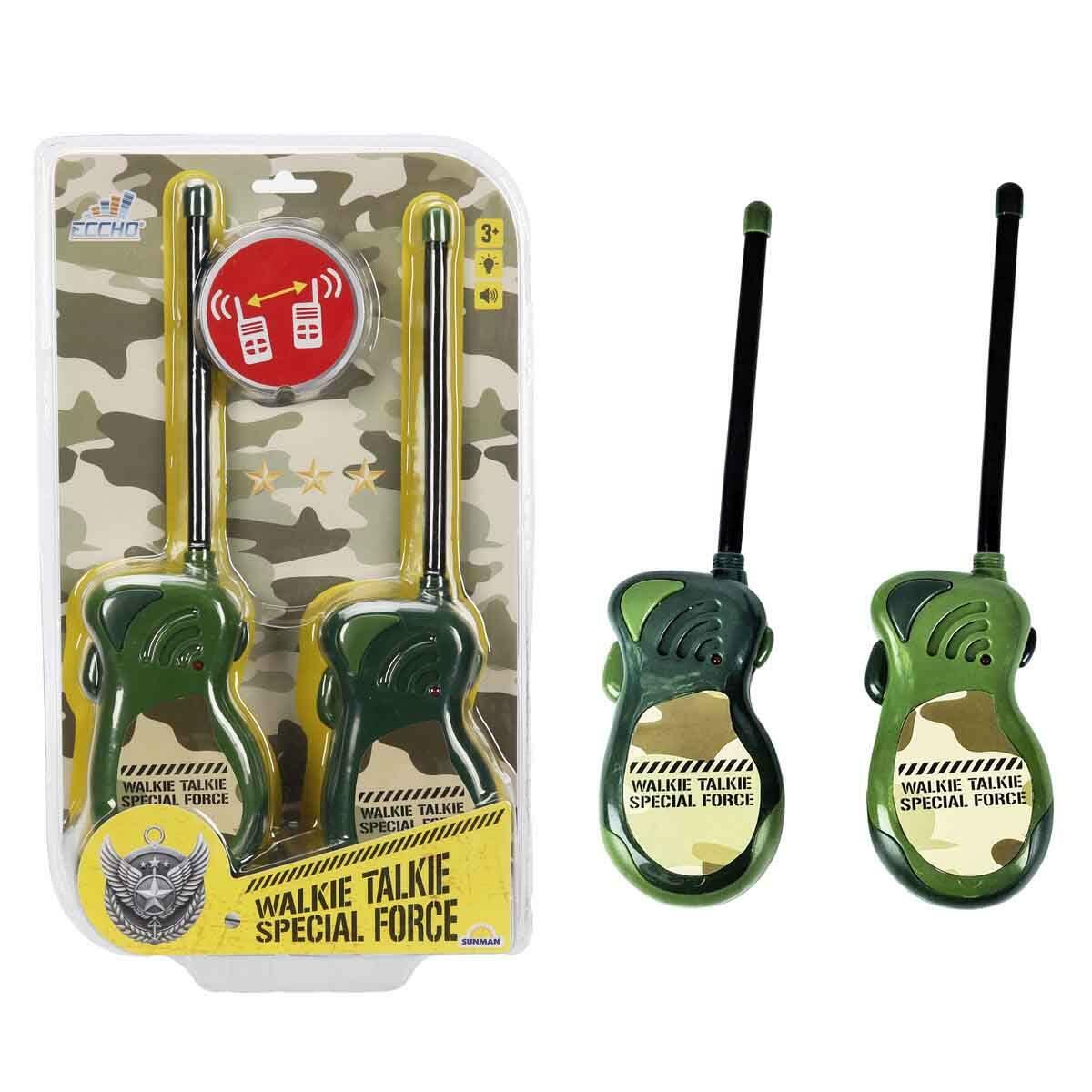 Walkie Talkie Asker Temalı Telsiz Seti | 50 Metre Menzilli 2’li Telsiz | Feyza Oyuncak Casus Ve Haberleşme Serisi