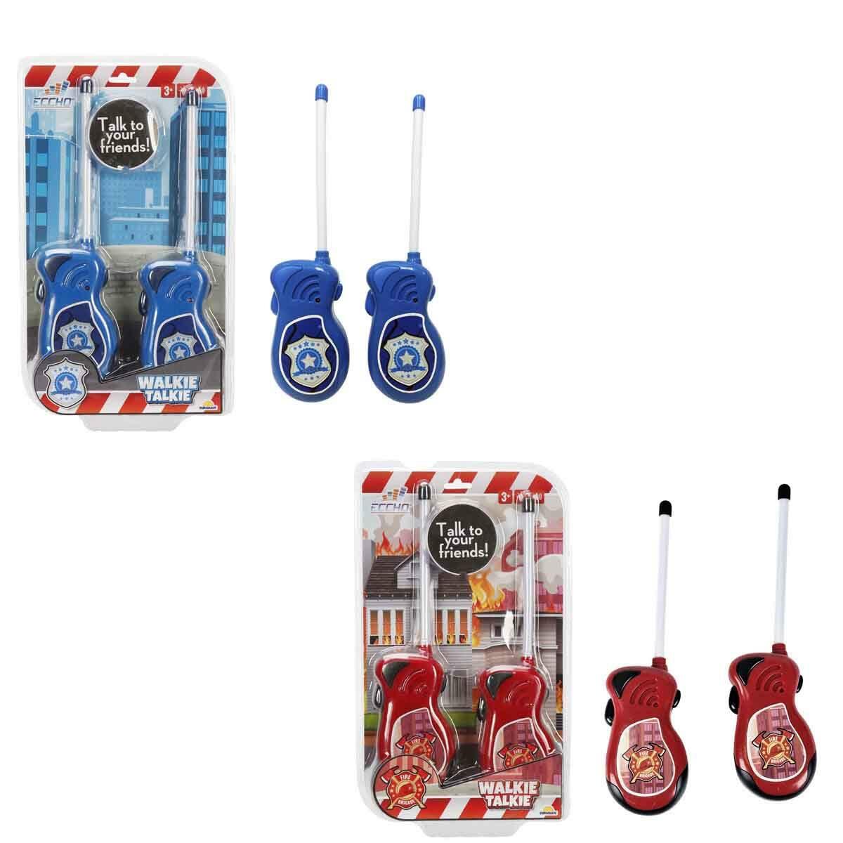 Walkie Talkie Görev Telsiz Seti | 2’li Polis Ve İtfaiye Telsizi | Feyza Oyuncak Macera Serisi