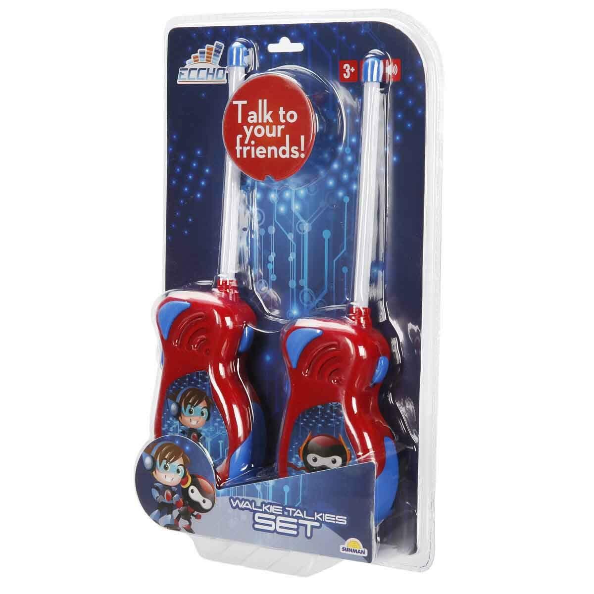 Walkie Talkie Süper Kahraman Temalı Telsiz Seti | 50 Metre Menzilli 2’li Set | Feyza Oyuncak