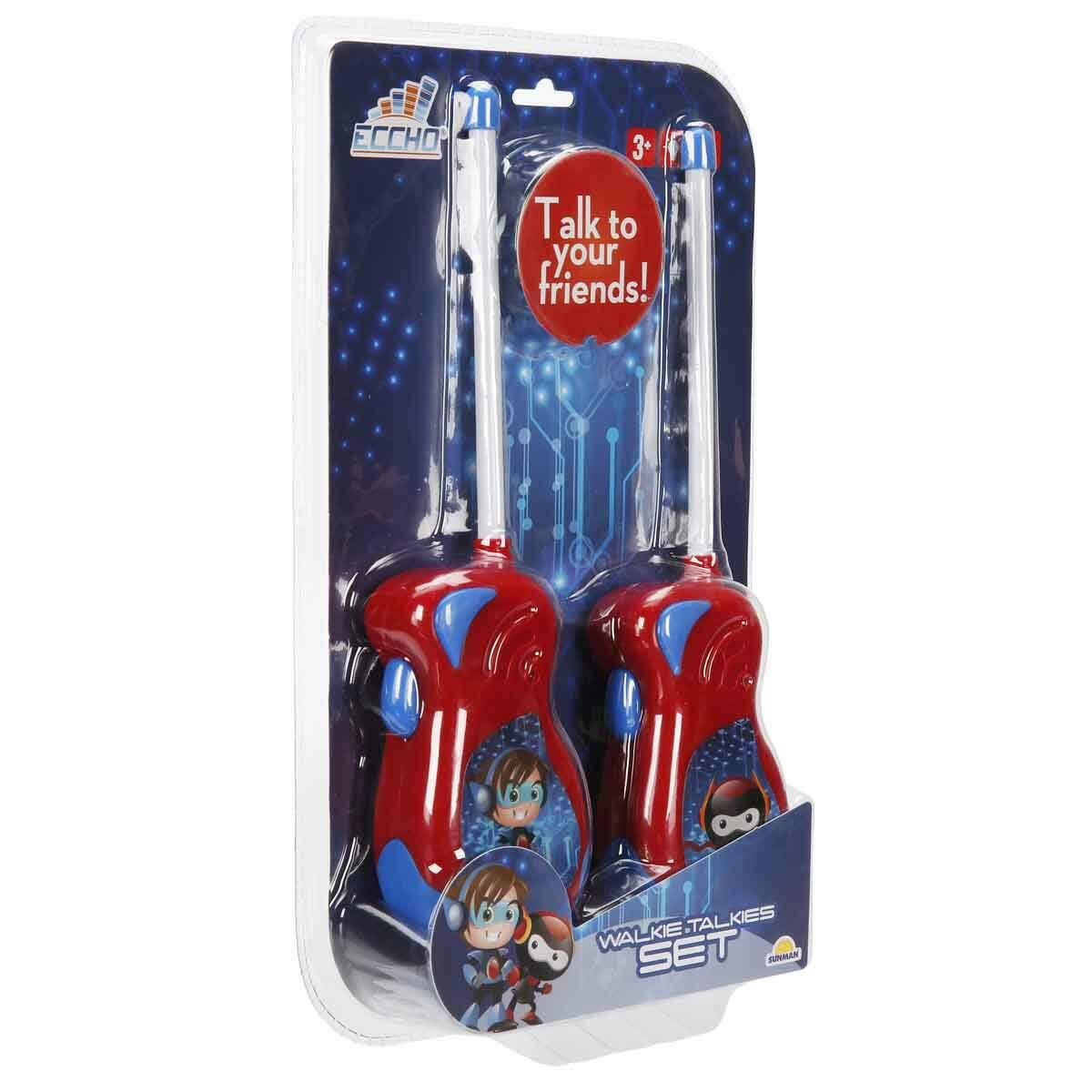 Walkie Talkie Süper Kahraman Temalı Telsiz Seti | 50 Metre Menzilli 2’li Set | Feyza Oyuncak