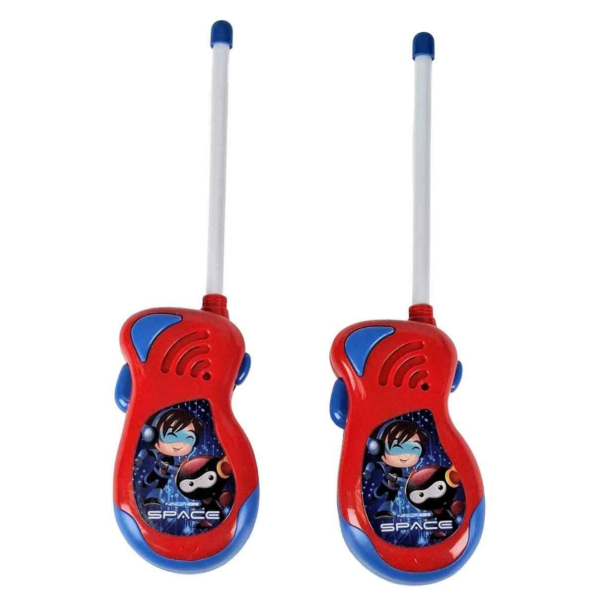 Walkie Talkie Süper Kahraman Temalı Telsiz Seti | 50 Metre Menzilli 2’li Set | Feyza Oyuncak