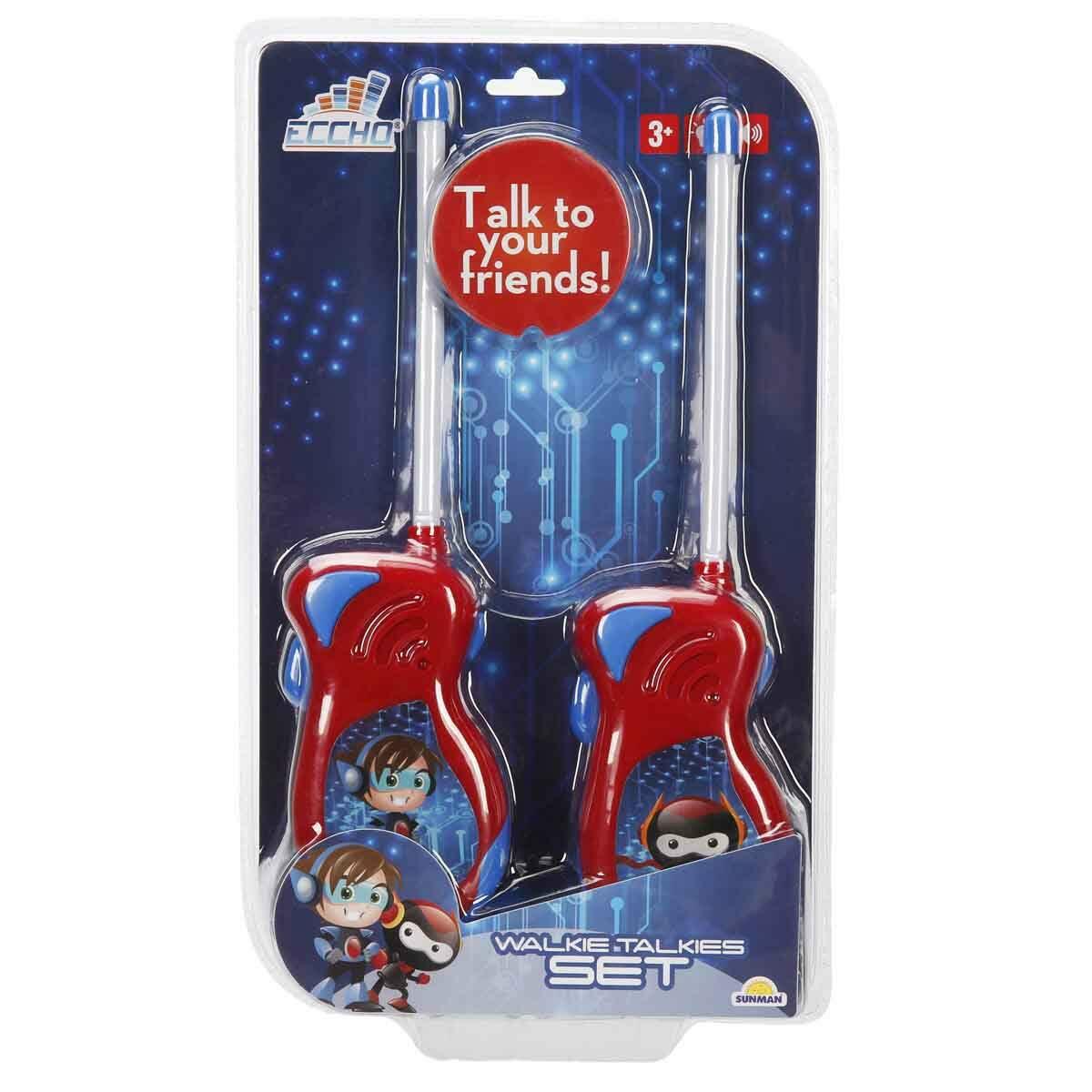 Walkie Talkie Süper Kahraman Temalı Telsiz Seti | 50 Metre Menzilli 2’li Set | Feyza Oyuncak