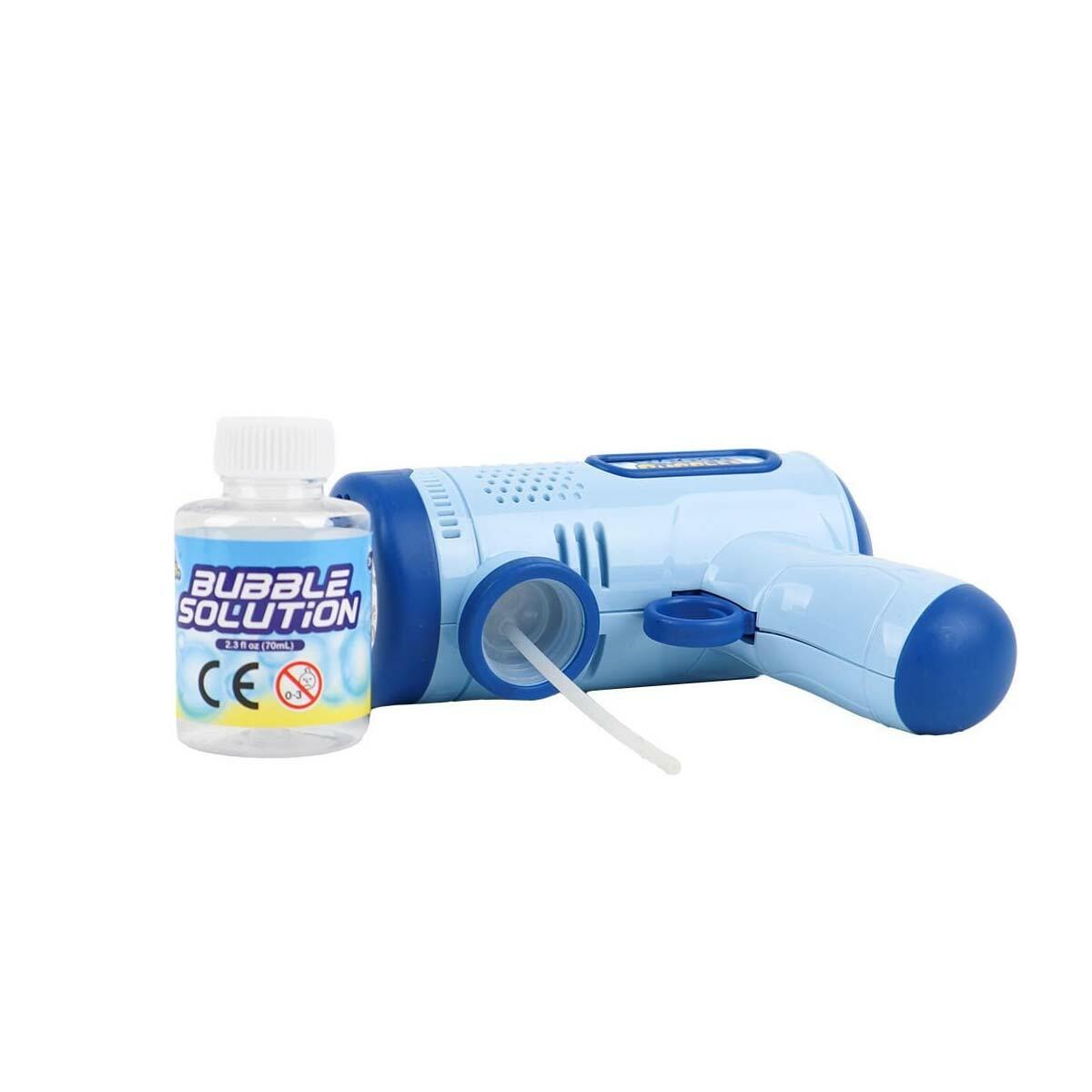 Wanna Bubbles Pilli Köpük Tabancası | Otomatik Baloncuk Makinesi | Renkli Eğlence Silahı