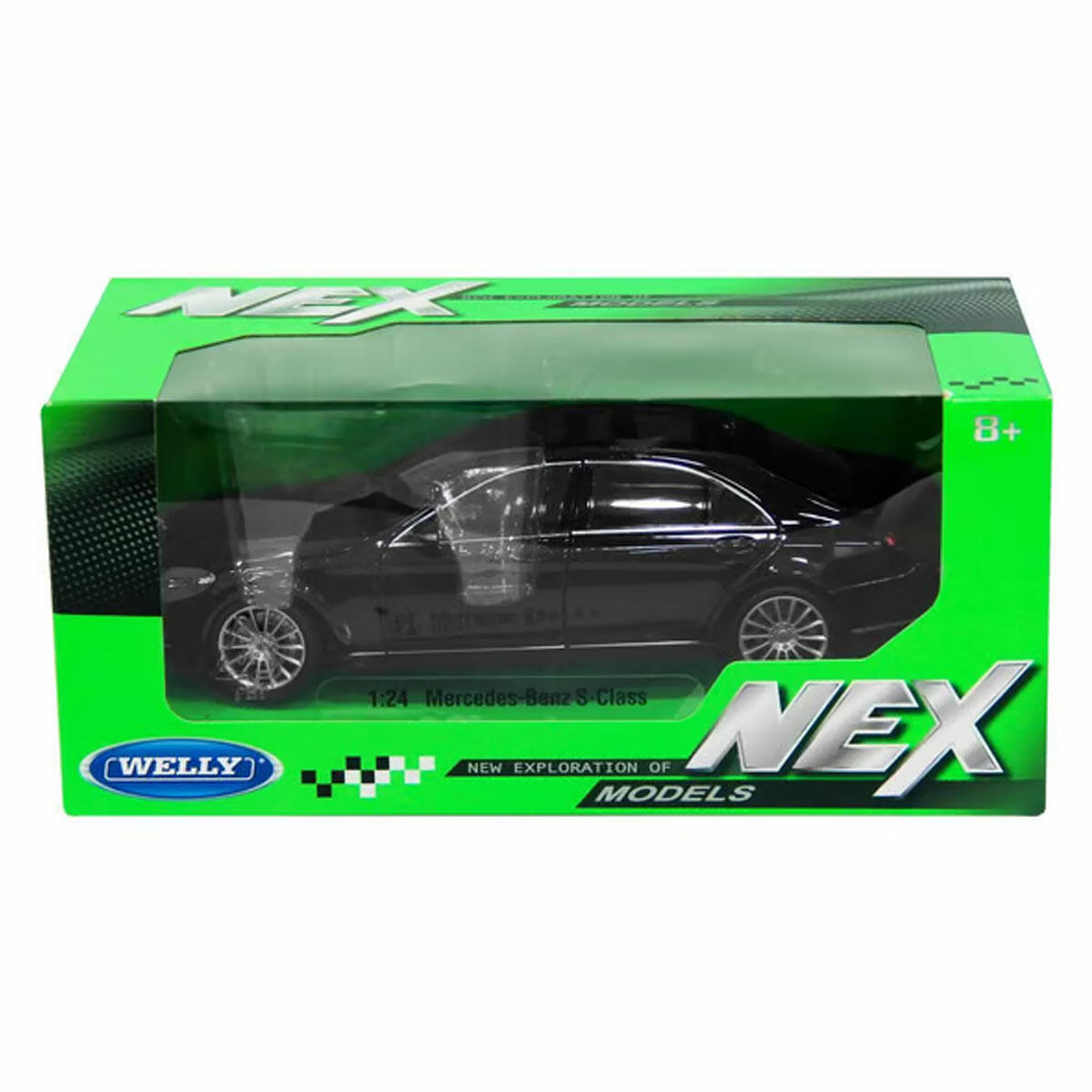 Welly 1:24 Mercedes-Benz S-Class Model Araba | Metal Die-Cast Gövde, Açılabilir Kapı ve Kaput Özellikli Koleksiyon Aracı