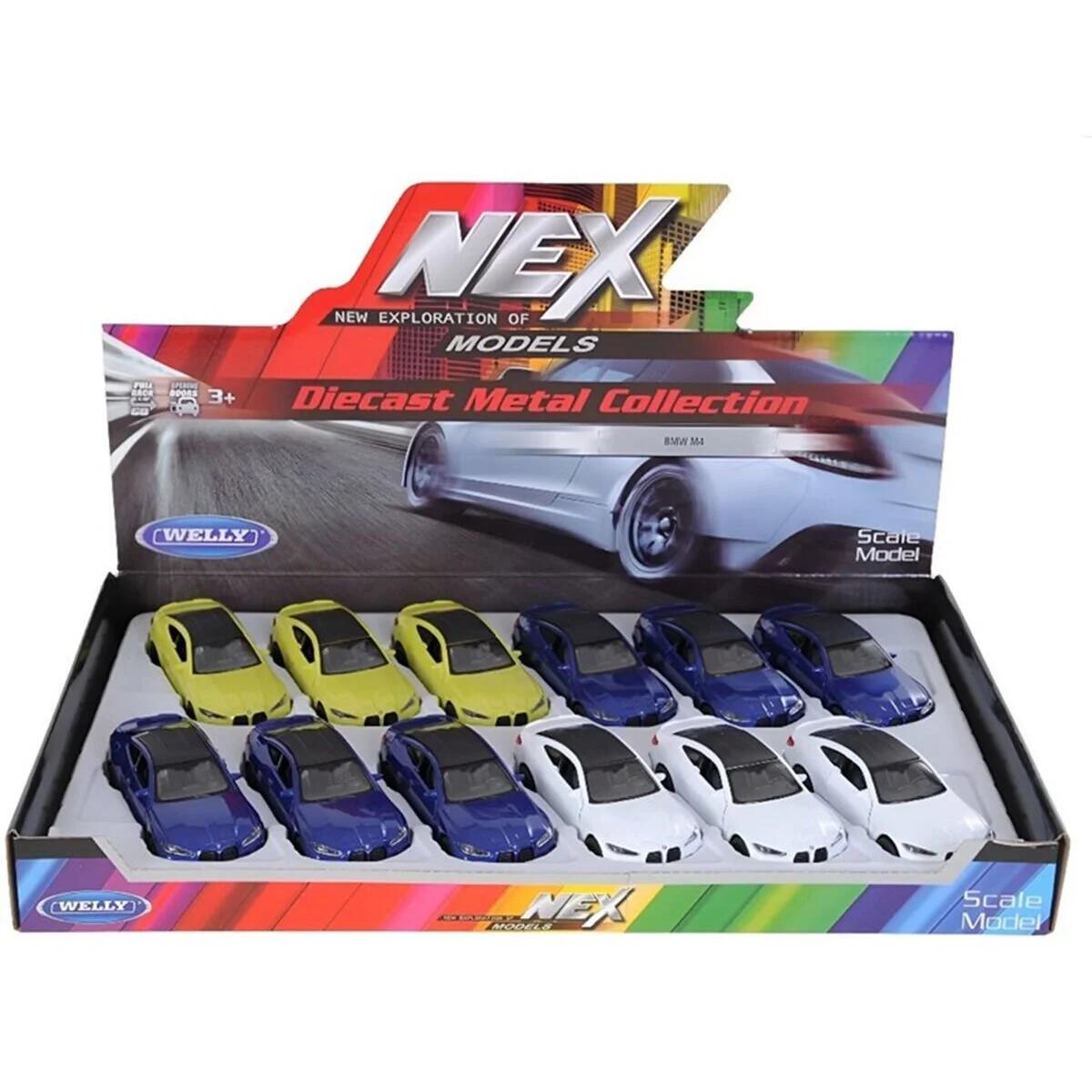 Welly 1:32 BMW M4 Metal Model Araba – Açılır Kapılı, Die-Cast Çek Bırak Koleksiyon Aracı