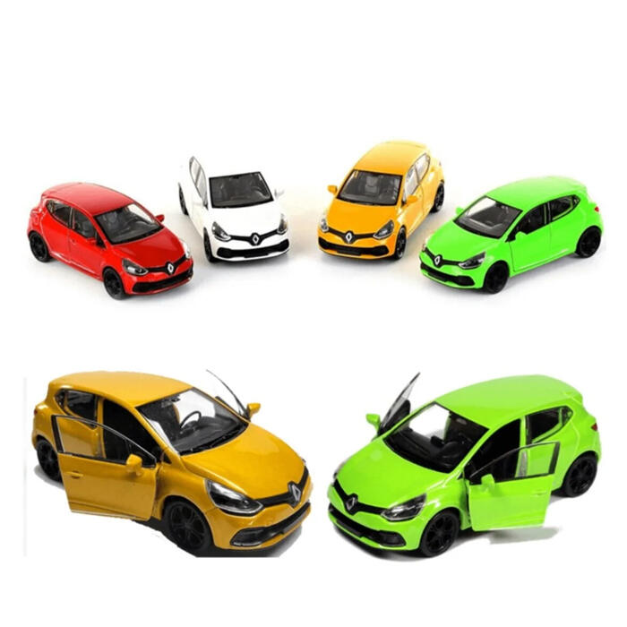 Welly 1:32 Renault Clio RS Çek Bırak Metal Model Araba