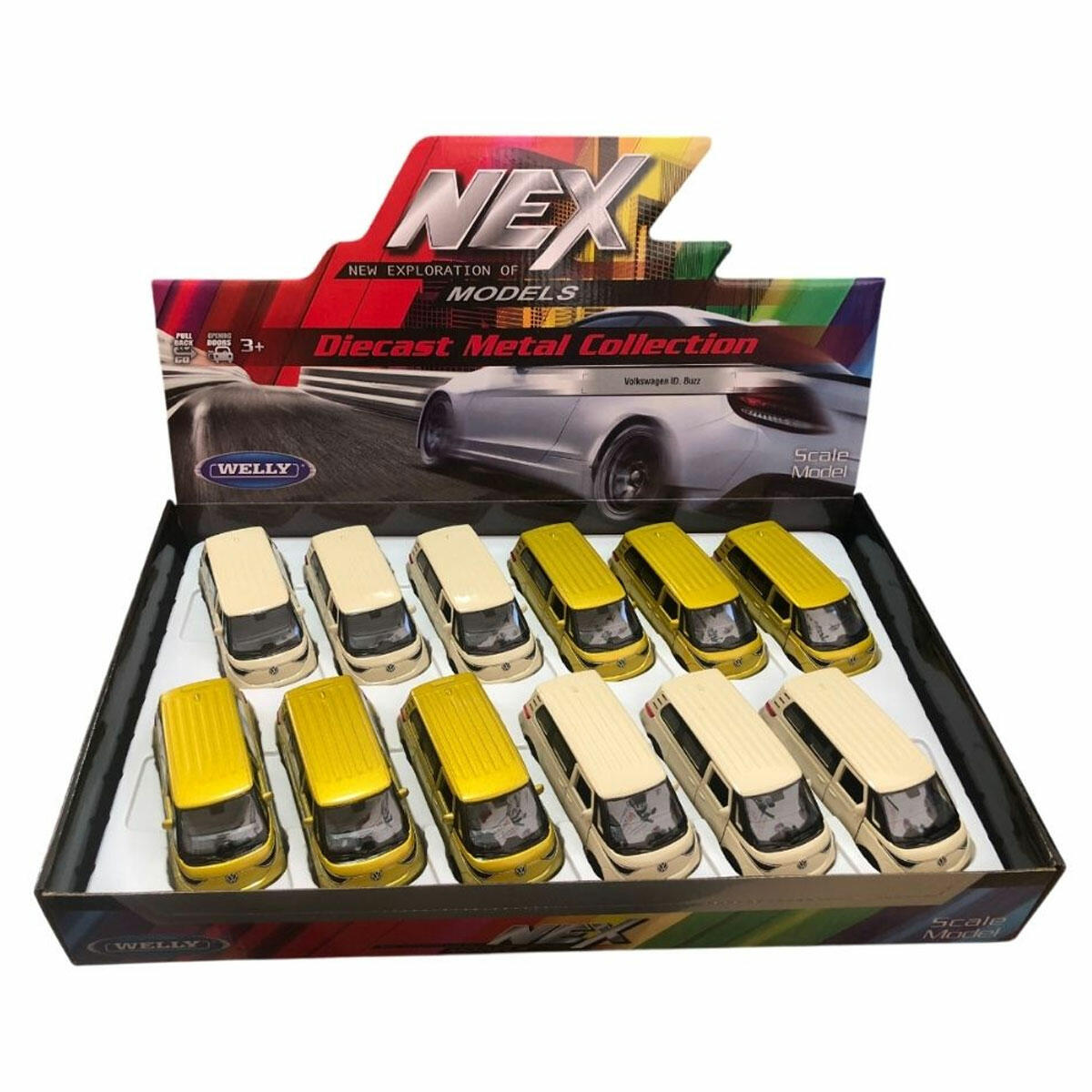 Welly 1:32 Volkswagen ID Buzz – Metal Gövdeli Çek Bırak Model Araba