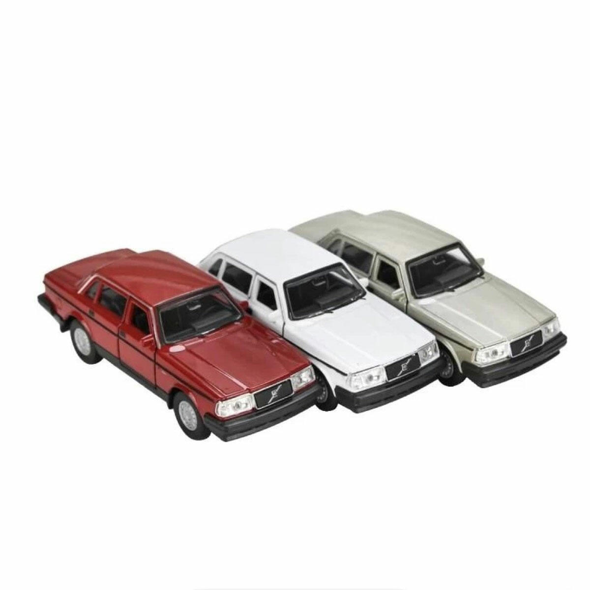 Welly 1:32 Volvo 240 GL Çek Bırak Araba | Metal Gövdeli Die-Cast Koleksiyon Modeli