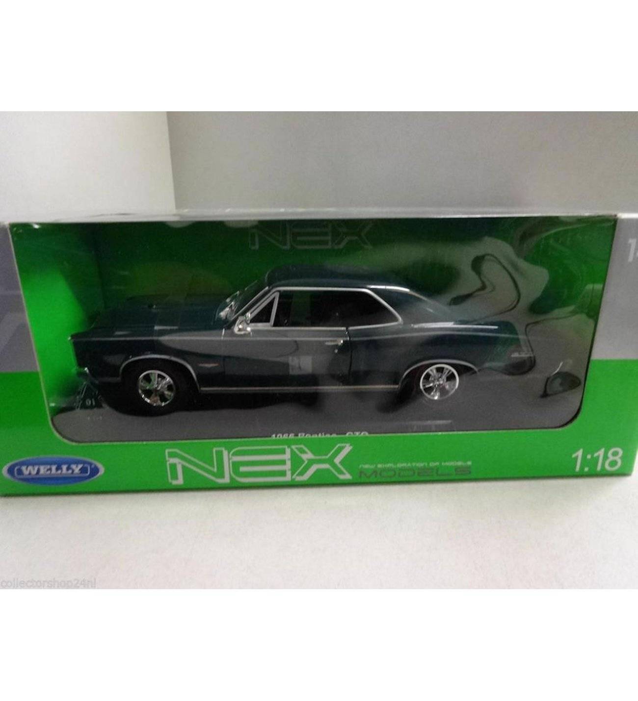 Welly 1:18 1966 Pontiac GTO Model Araba