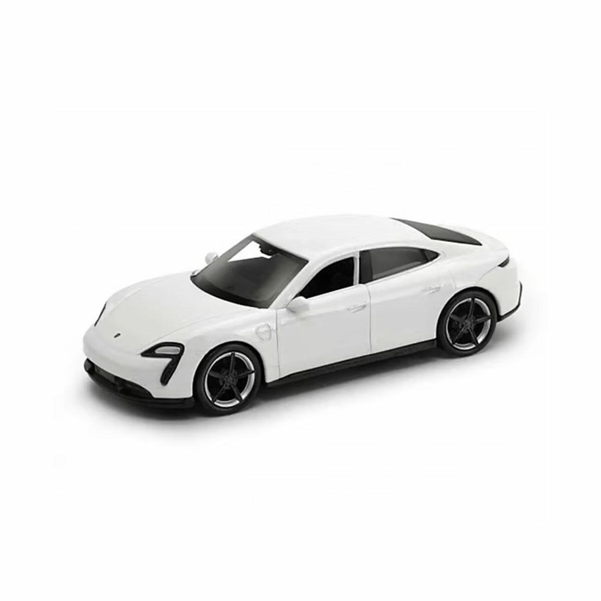 Welly Çek Bırak Porsche Taycan Turbo S Model Araba 1:32 | Die-cast Metal Gövde, Açılabilen Kapılar ve Koleksiyonluk